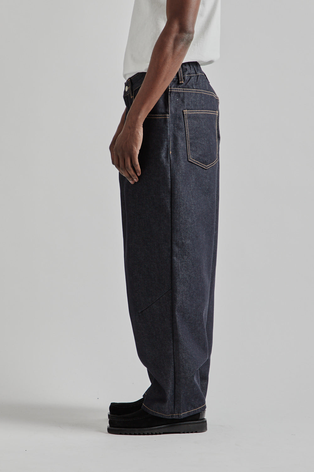 Estudio Niksen SS25 Raw Denim Balloon Jeans Indigo Raw Denim 3