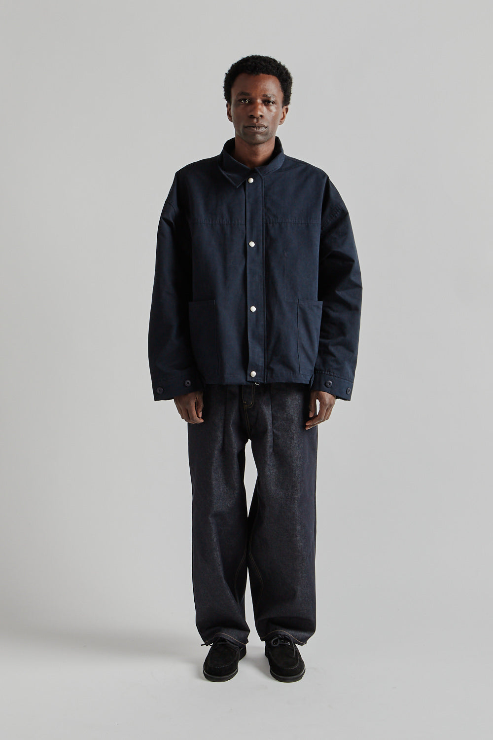 Estudio Niksen SS25 Side Pocket Hunters Jacket Navy 1
