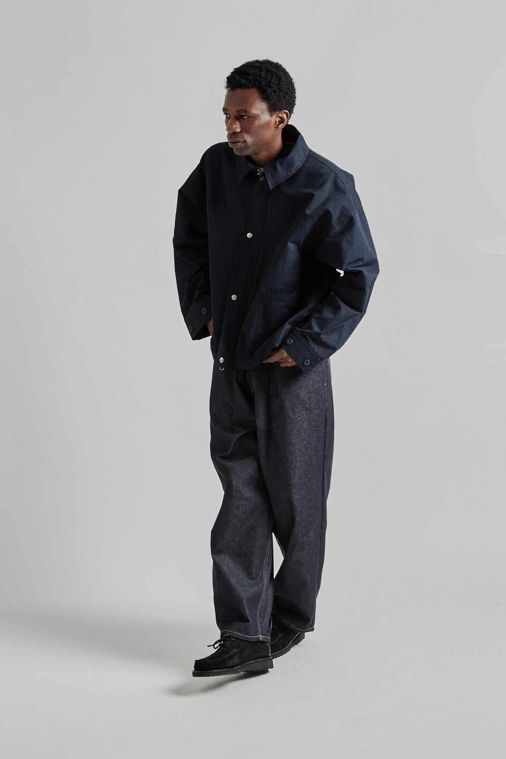 Estudio Niksen SS25 Side Pocket Hunters Jacket Navy 14