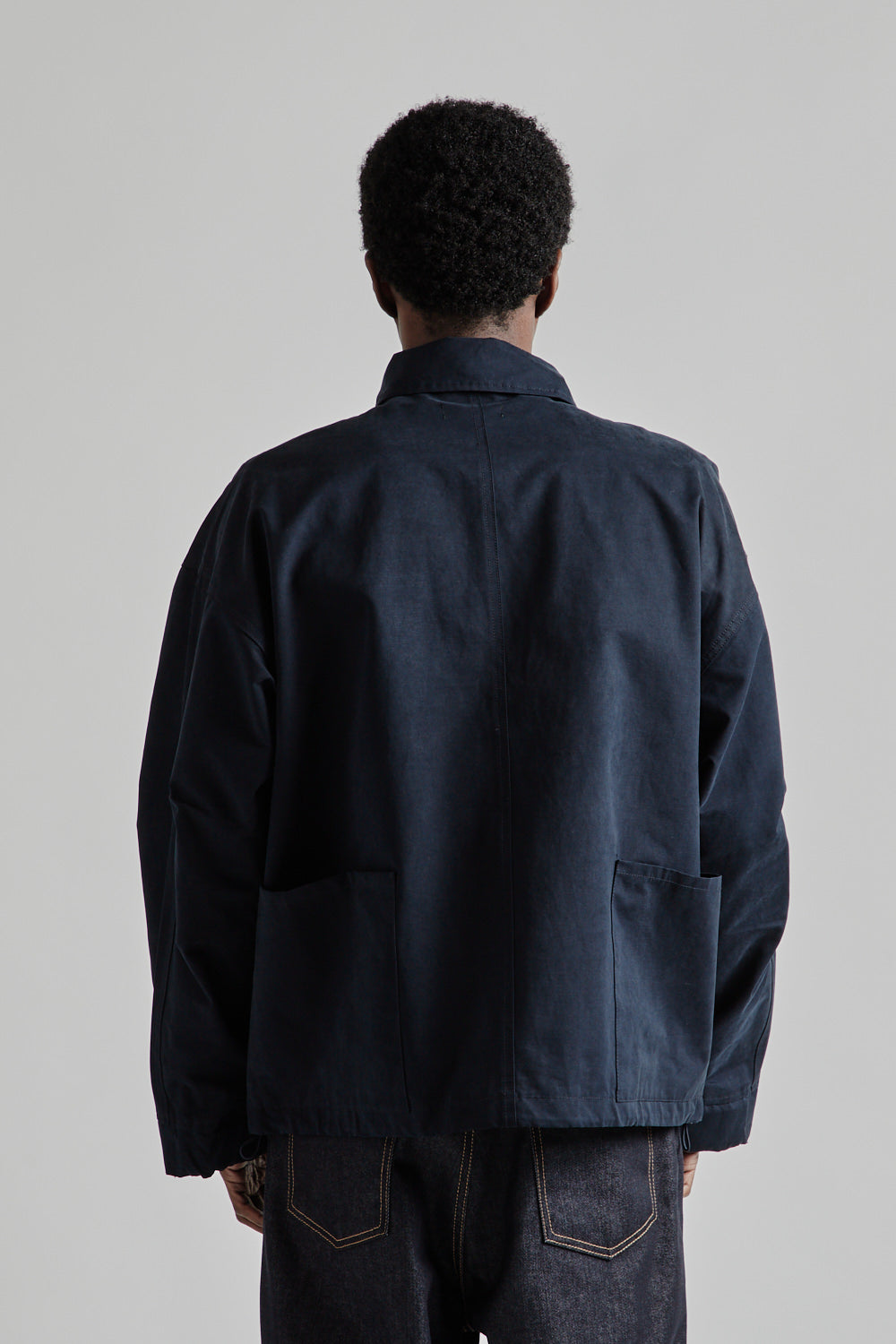 Estudio Niksen SS25 Side Pocket Hunters Jacket Navy 2