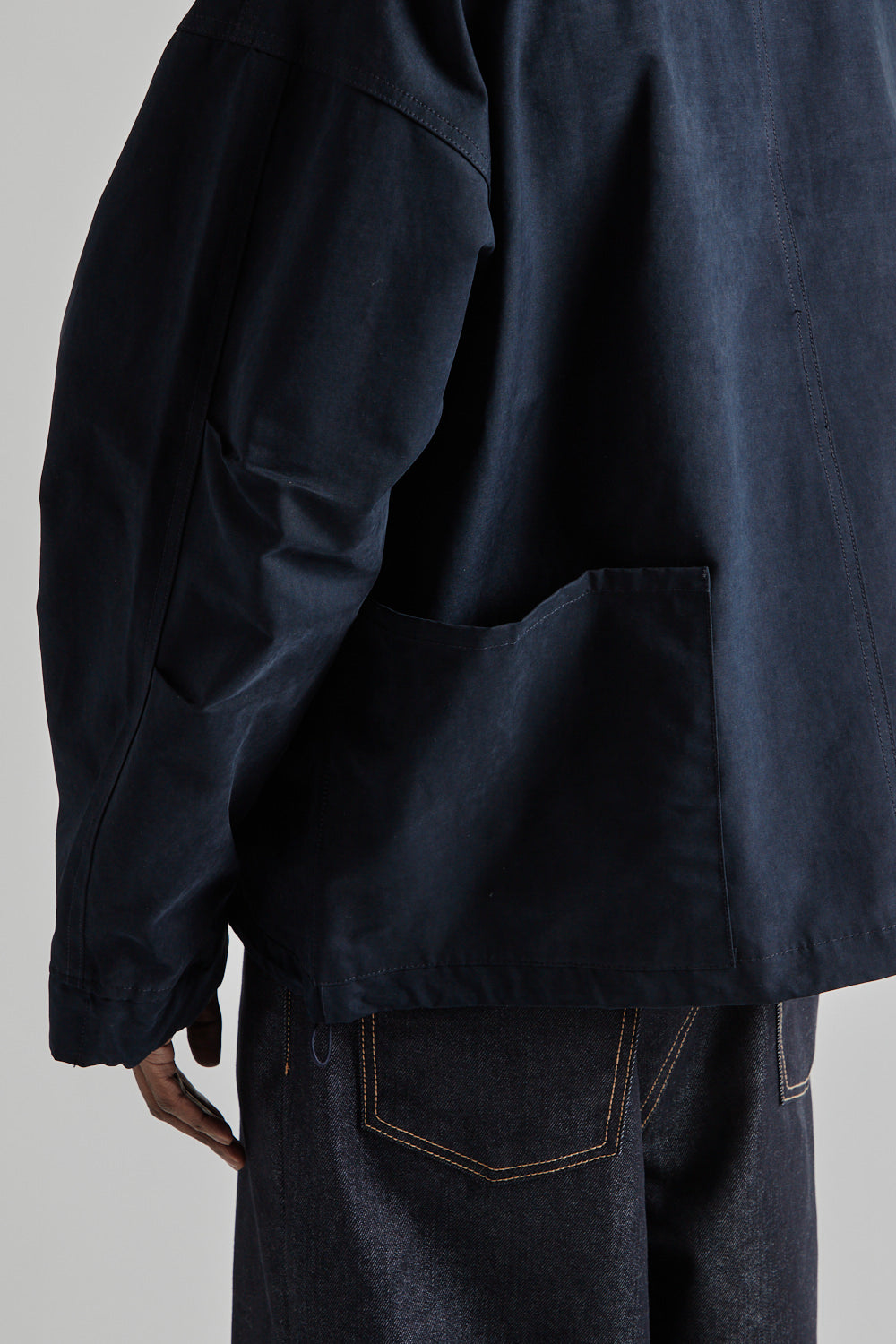 Estudio Niksen SS25 Side Pocket Hunters Jacket Navy 9