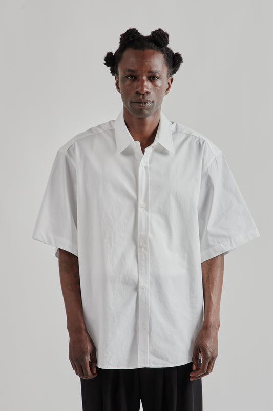 Shortsleeve Wide Shirt - White
