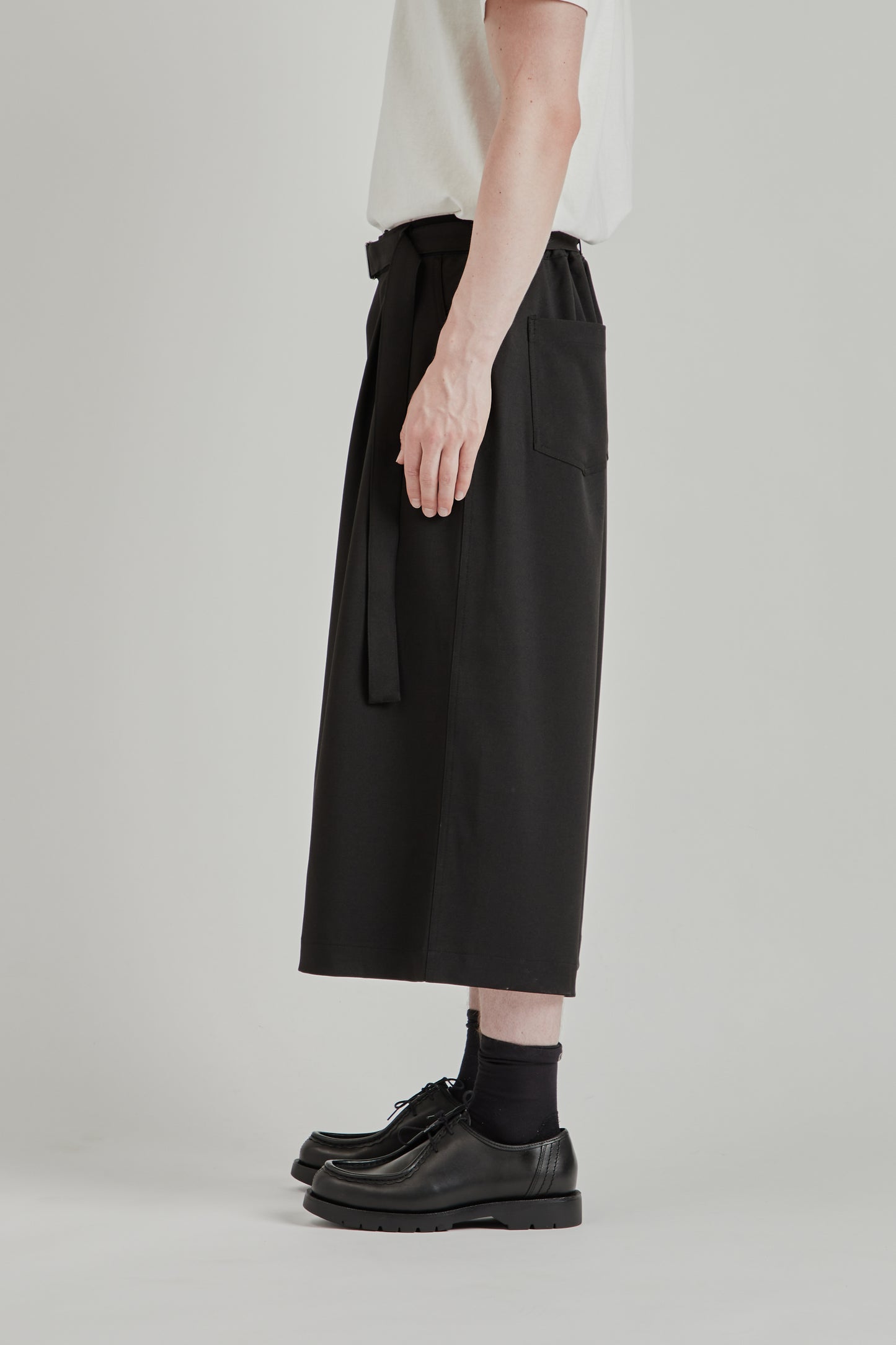 Belt Suit Capris - Black
