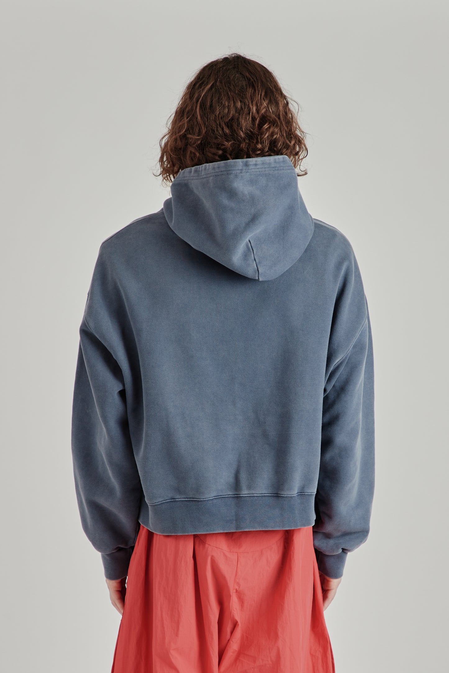 Bubble Boxy Hoody - Navy