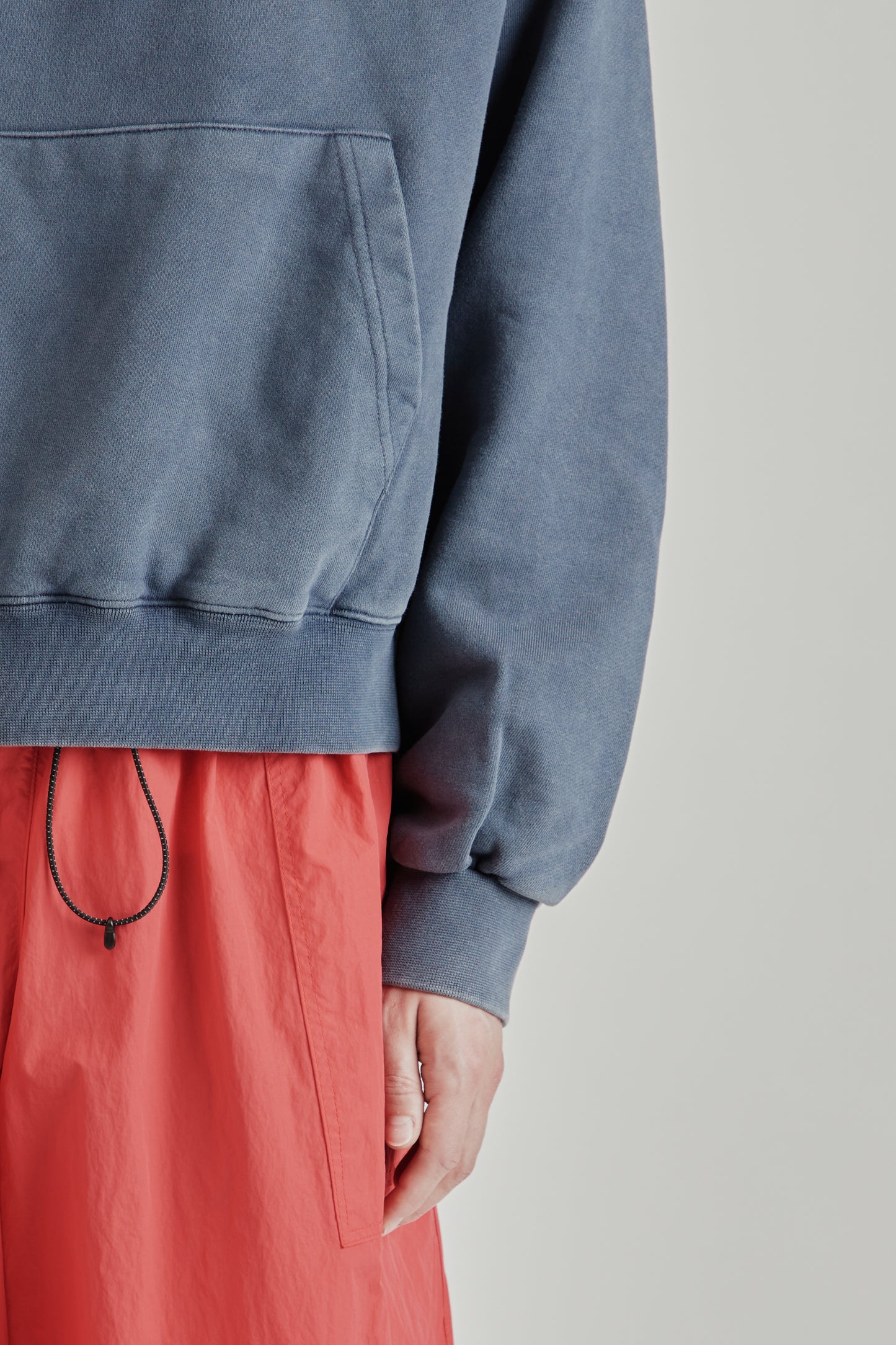 Bubble Boxy Hoody - Navy