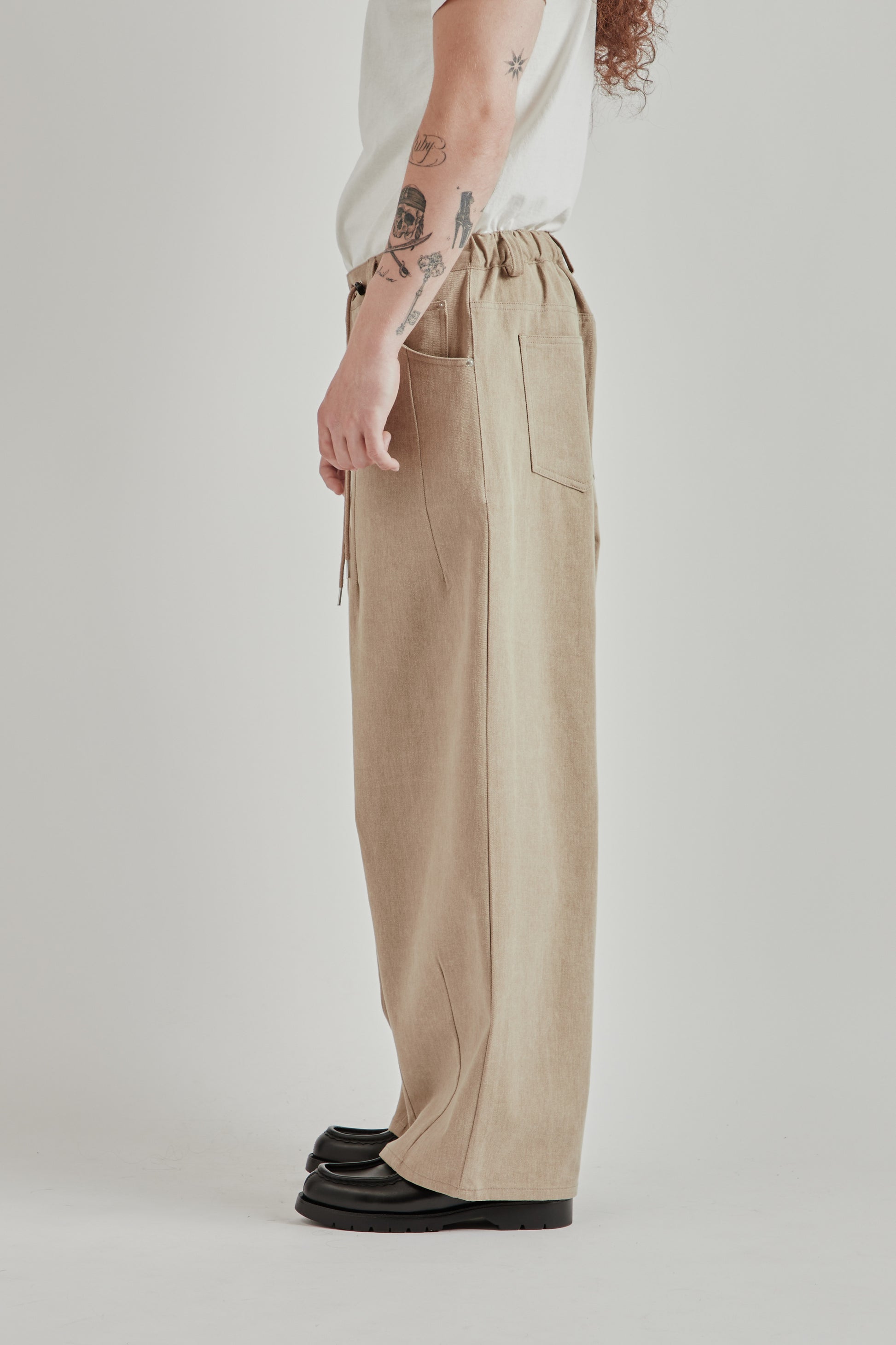 Estudio Niksen SS26 Double-Dart Denim Jeans Brown0146