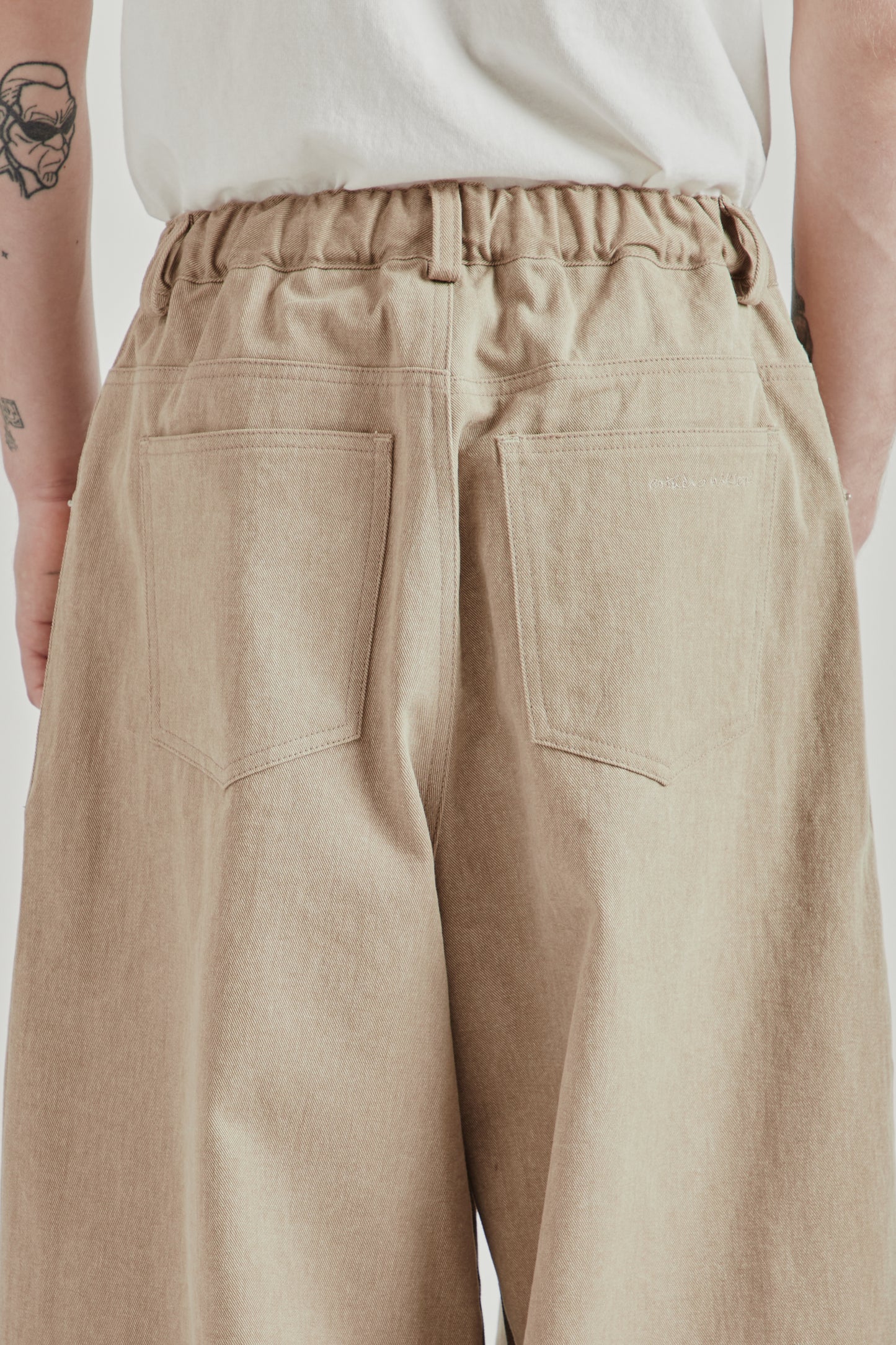 Estudio Niksen SS26 Double-Dart Denim Jeans Brown0152