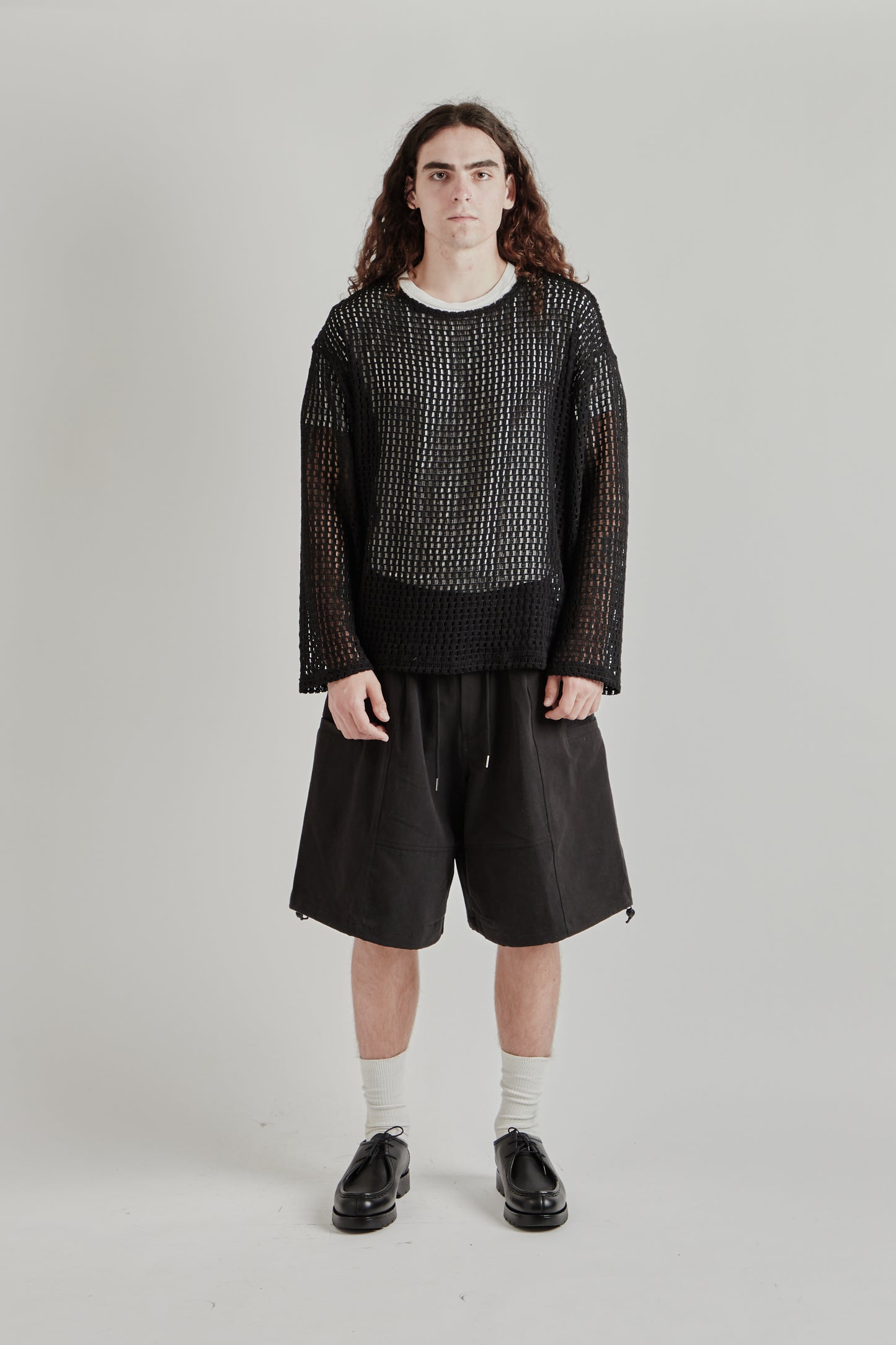 Estudio Niksen SS26 Easy Fish Nest Sweater Black 1