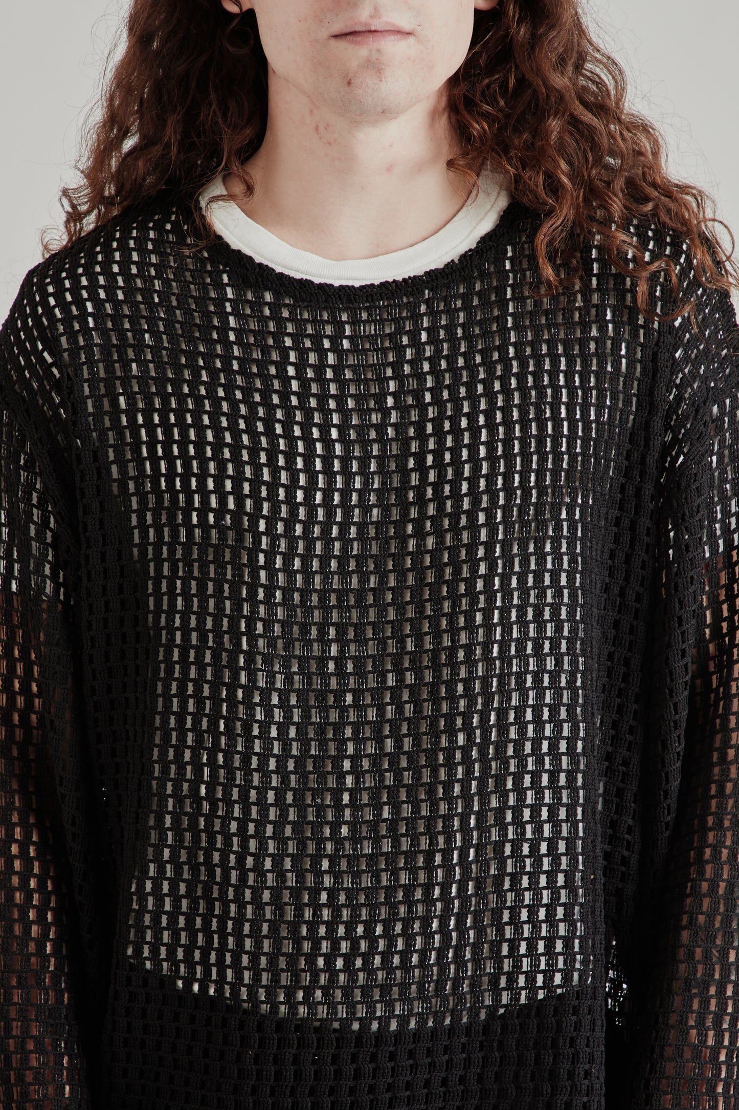 Estudio Niksen SS26 Easy Fish Nest Sweater Black 6