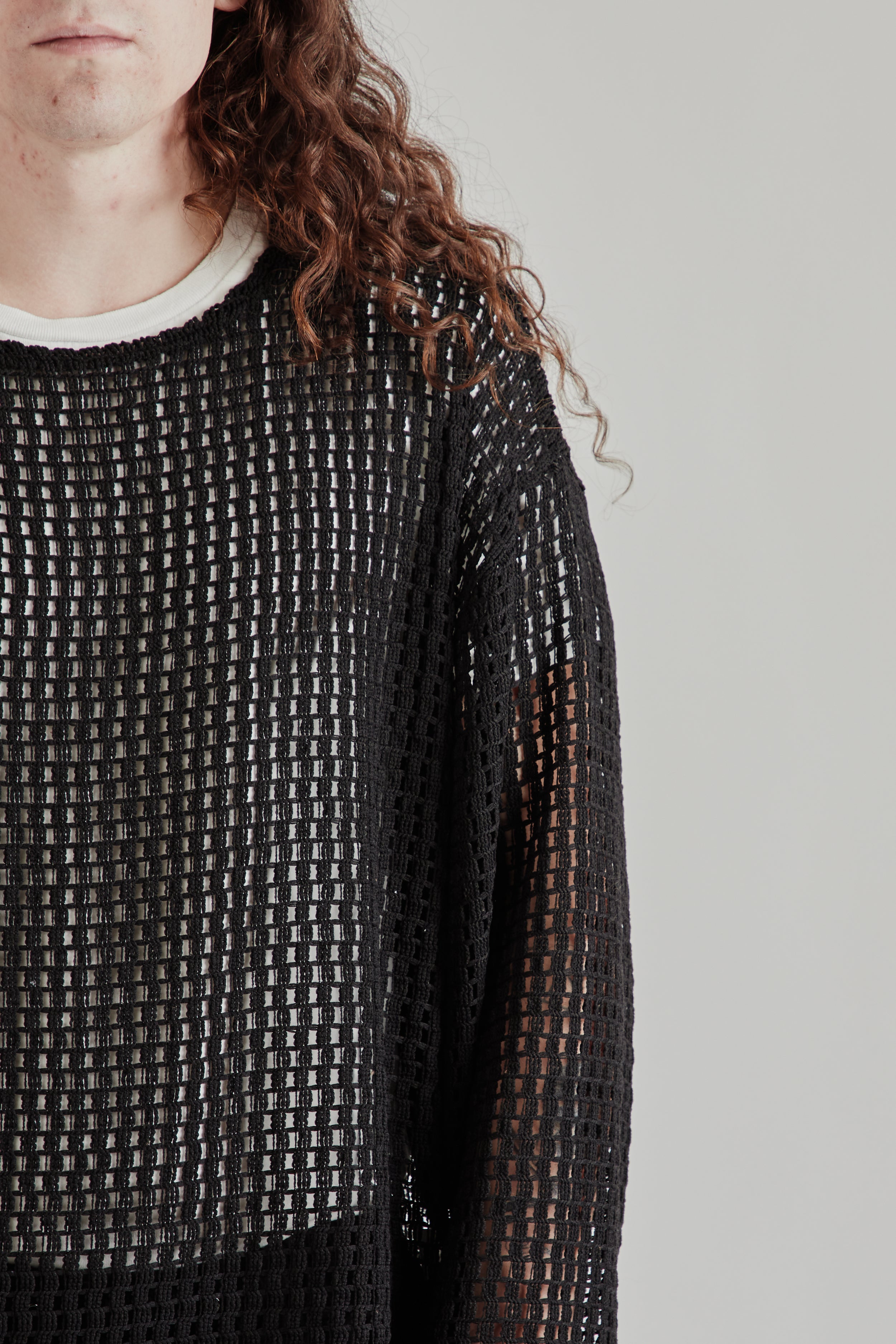 トップス BLACK PEACE NOW - decoration mesh knit BLACK PEACE NOW - decoration mesh knit 【公式通販】