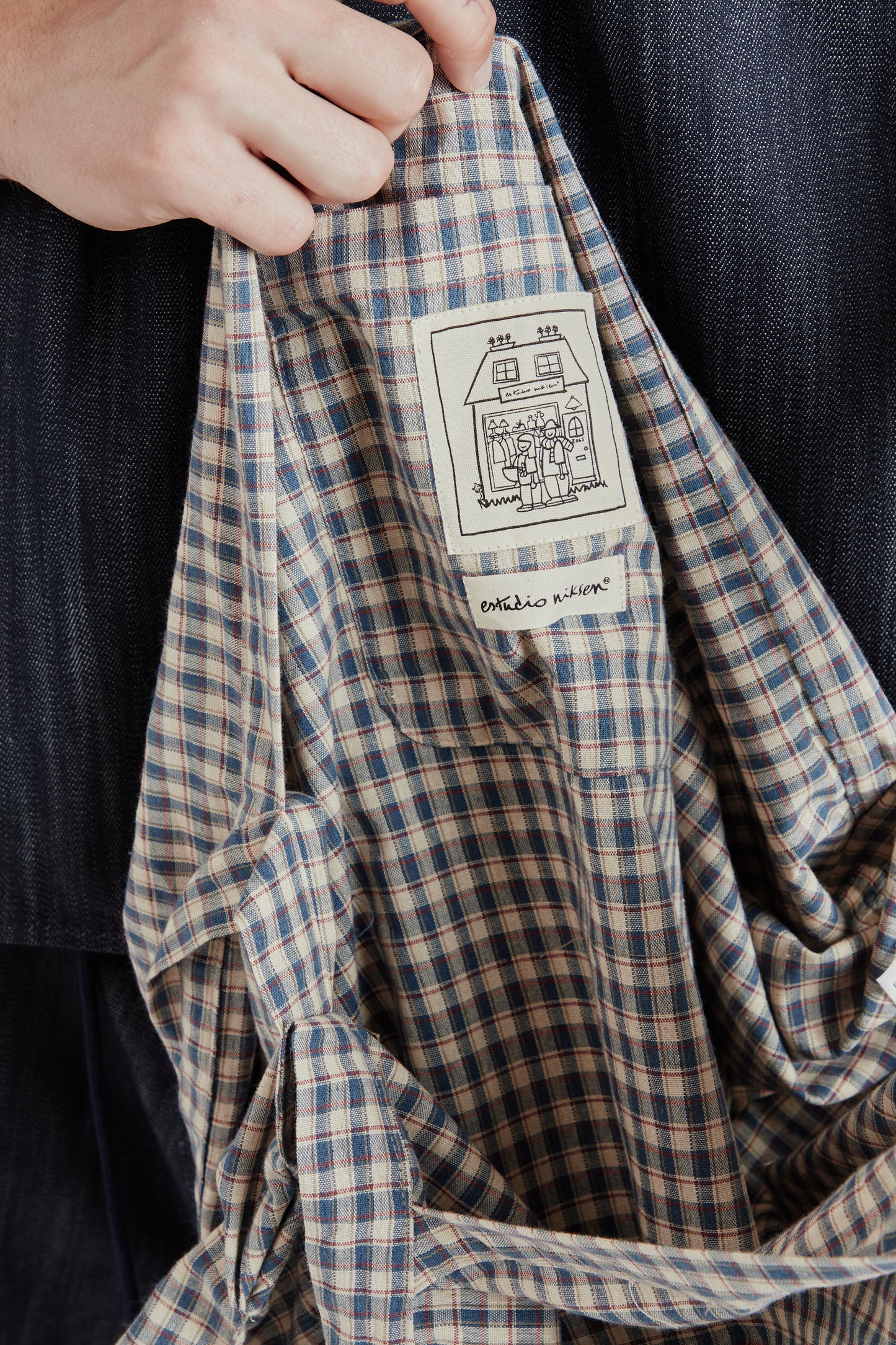 Estudio Niksen SS26 Three Way Checkered Bag Checkered0107