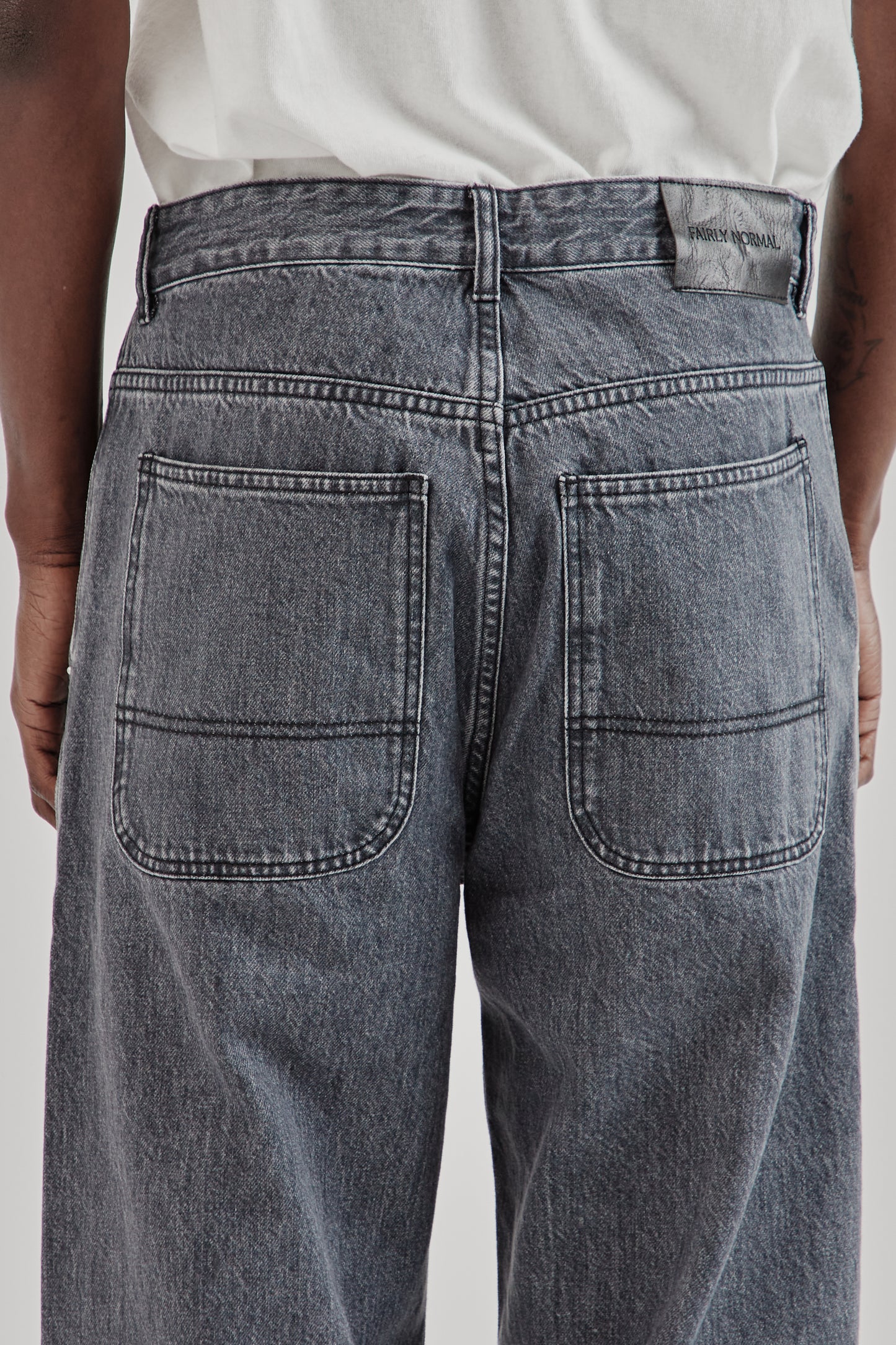 5-Pocket Jeans - Washed Black