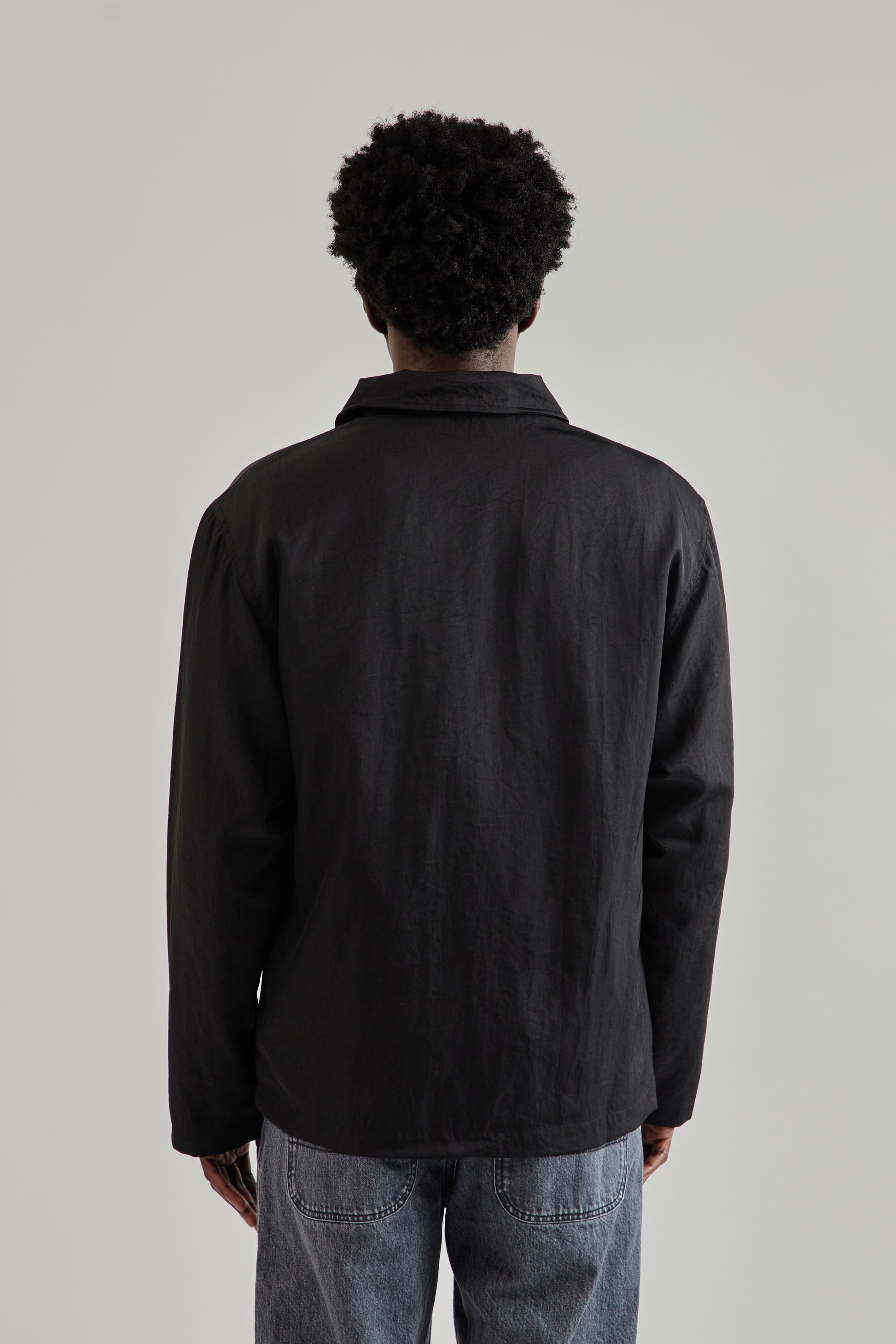 Fairly Normal FW25 Double Zip Jacket Nylon Black5