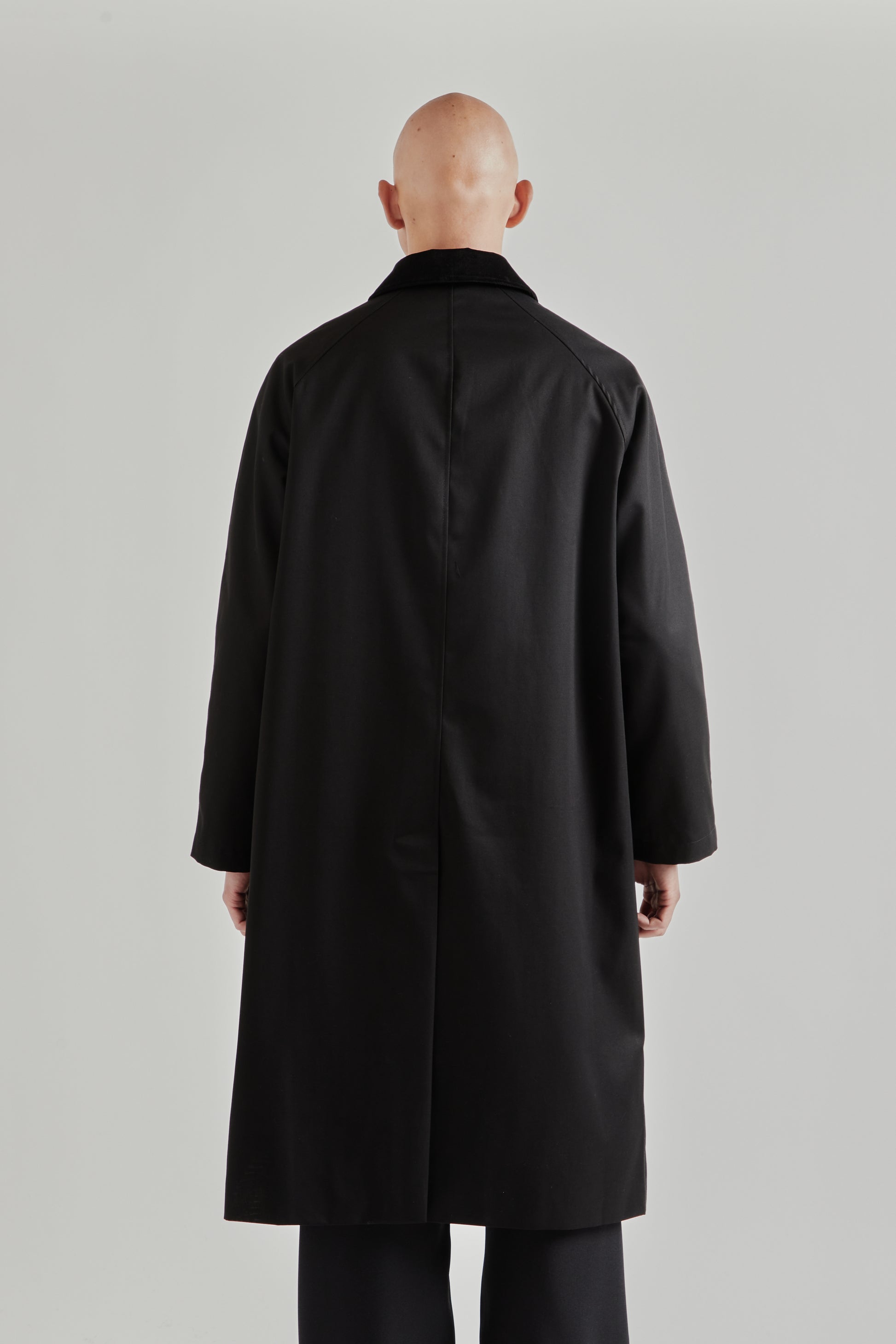 Fairly Normal FW25 Raglan Top Coat Black 5