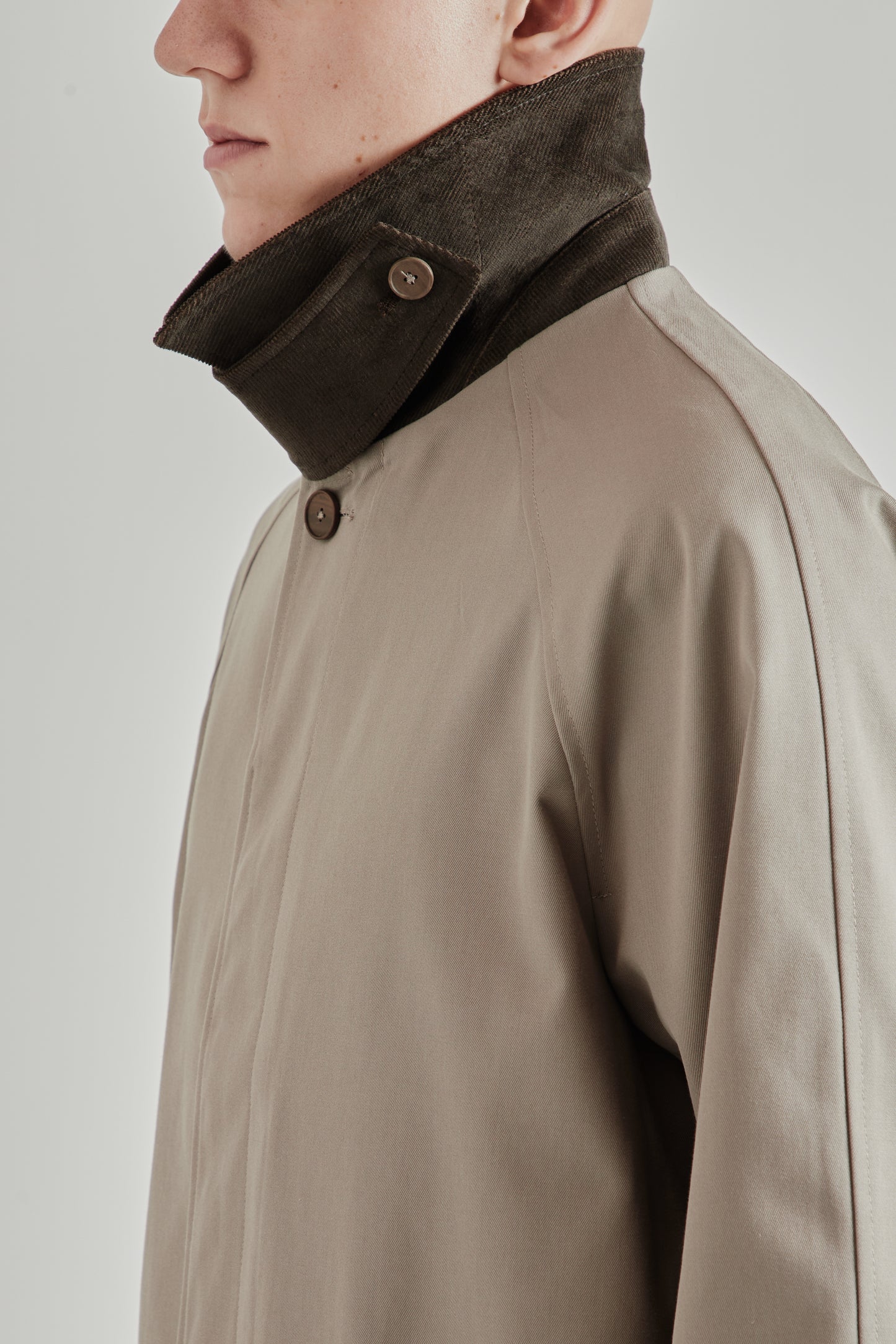 Fairly Normal FW25 Raglan Top Coat Sand 12