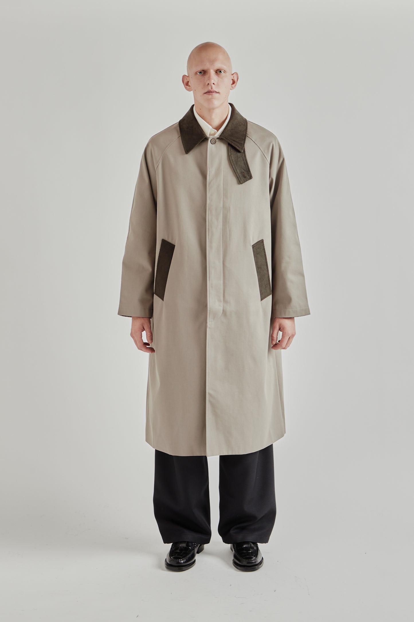 Fairly Normal FW25 Raglan Top Coat Sand 2