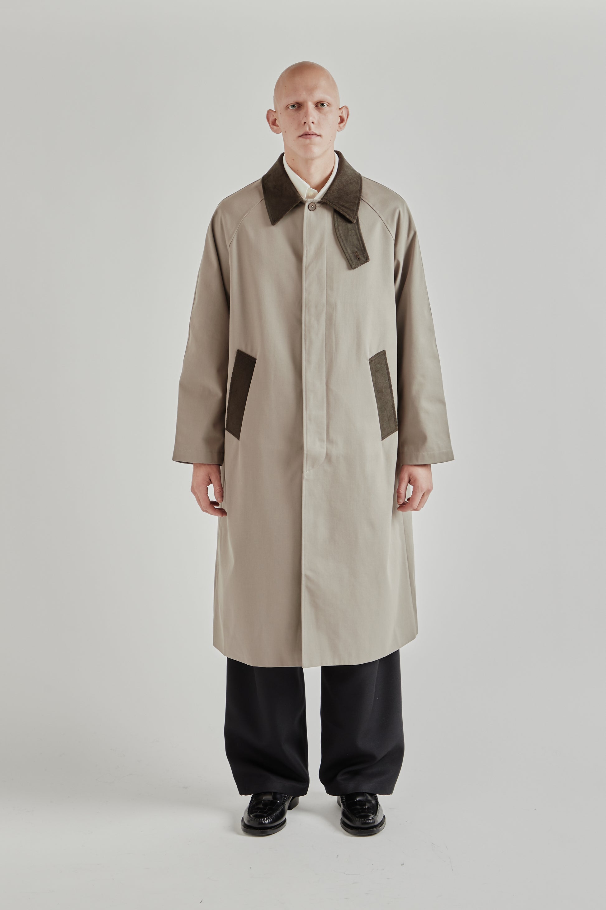 Fairly Normal FW25 Raglan Top Coat Sand 2