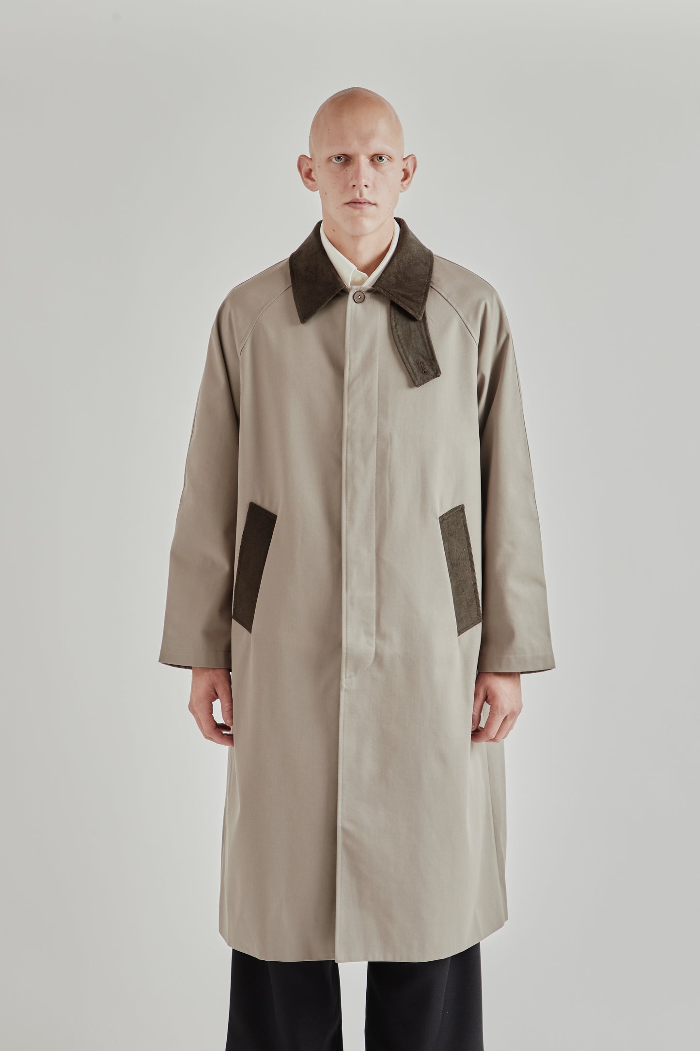 Fairly Normal FW25 Raglan Top Coat Sand 3