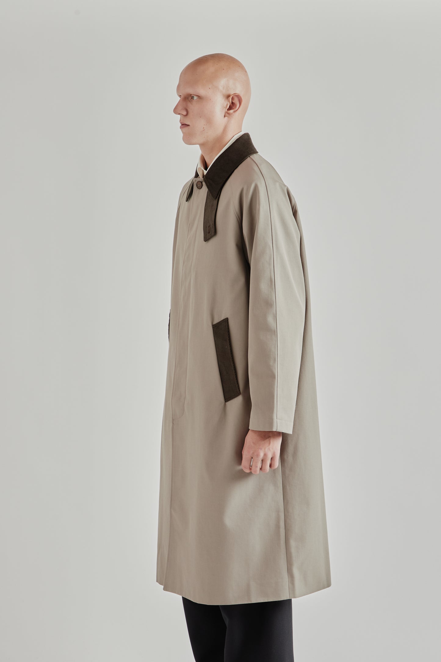 Fairly Normal FW25 Raglan Top Coat Sand 4