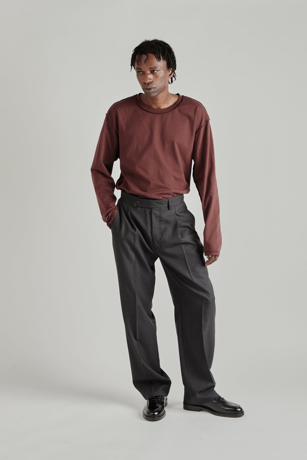 Classic Pants - Stripes Grey