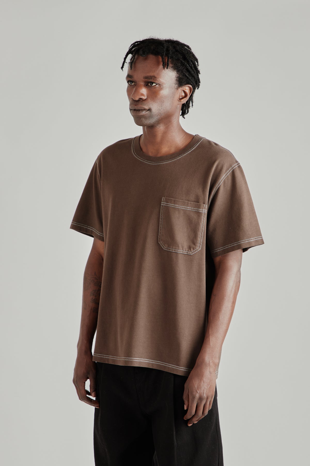 Heavy Weight T-Shirt - Brown