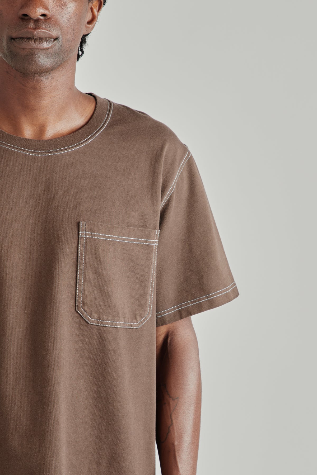 Heavy Weight T-Shirt - Brown