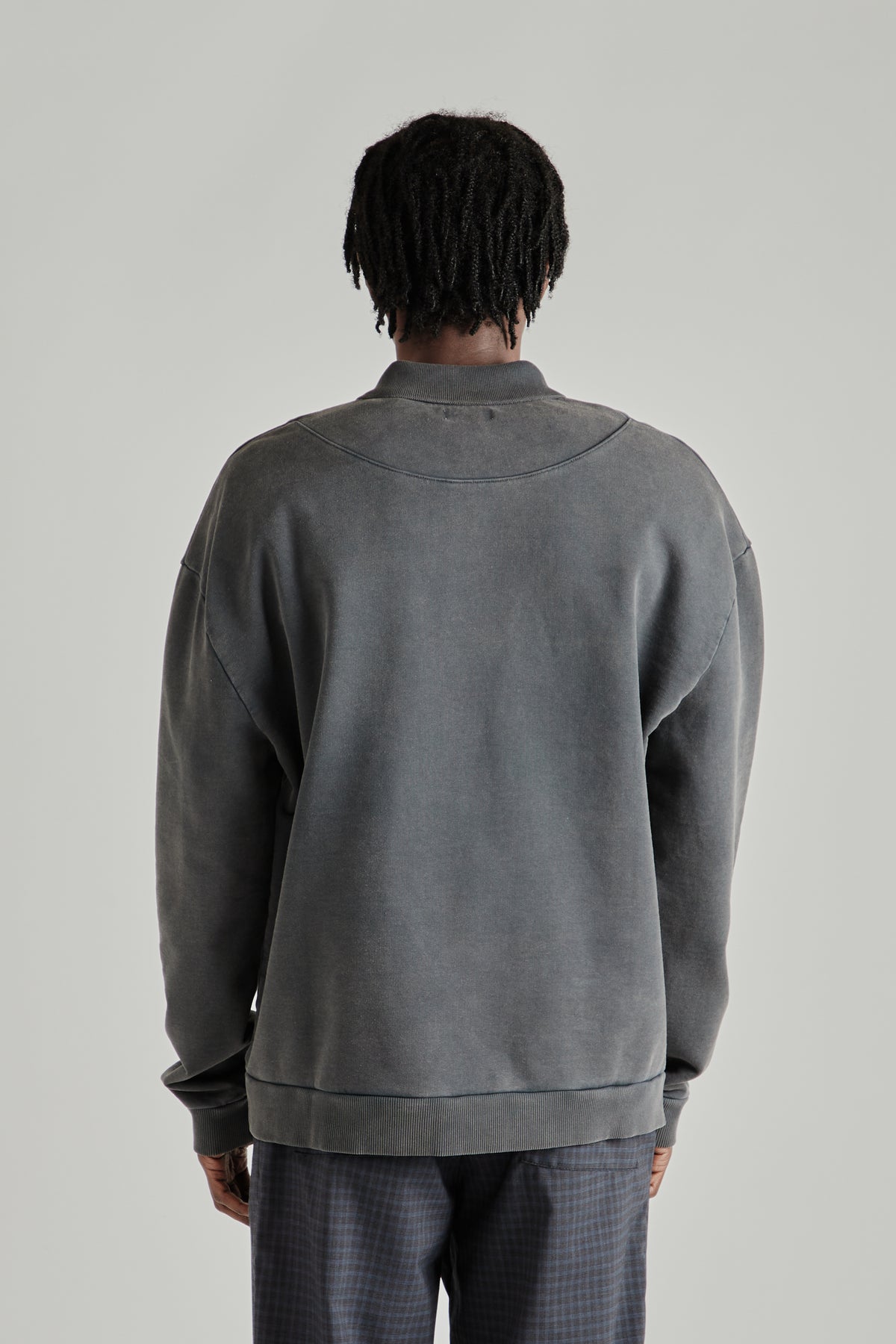 Polo Pullover - Washed Black