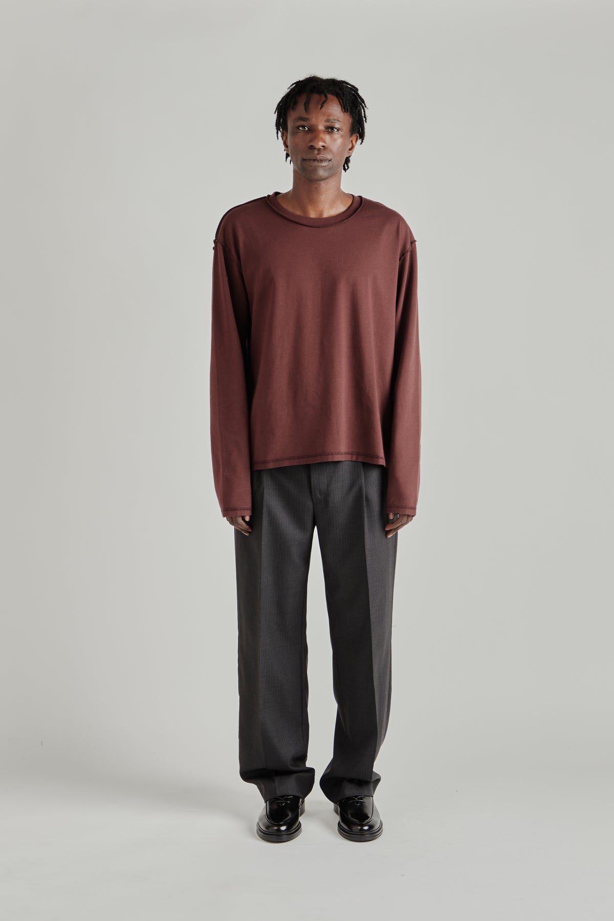 Reversed Longsleeve - Burgundy
