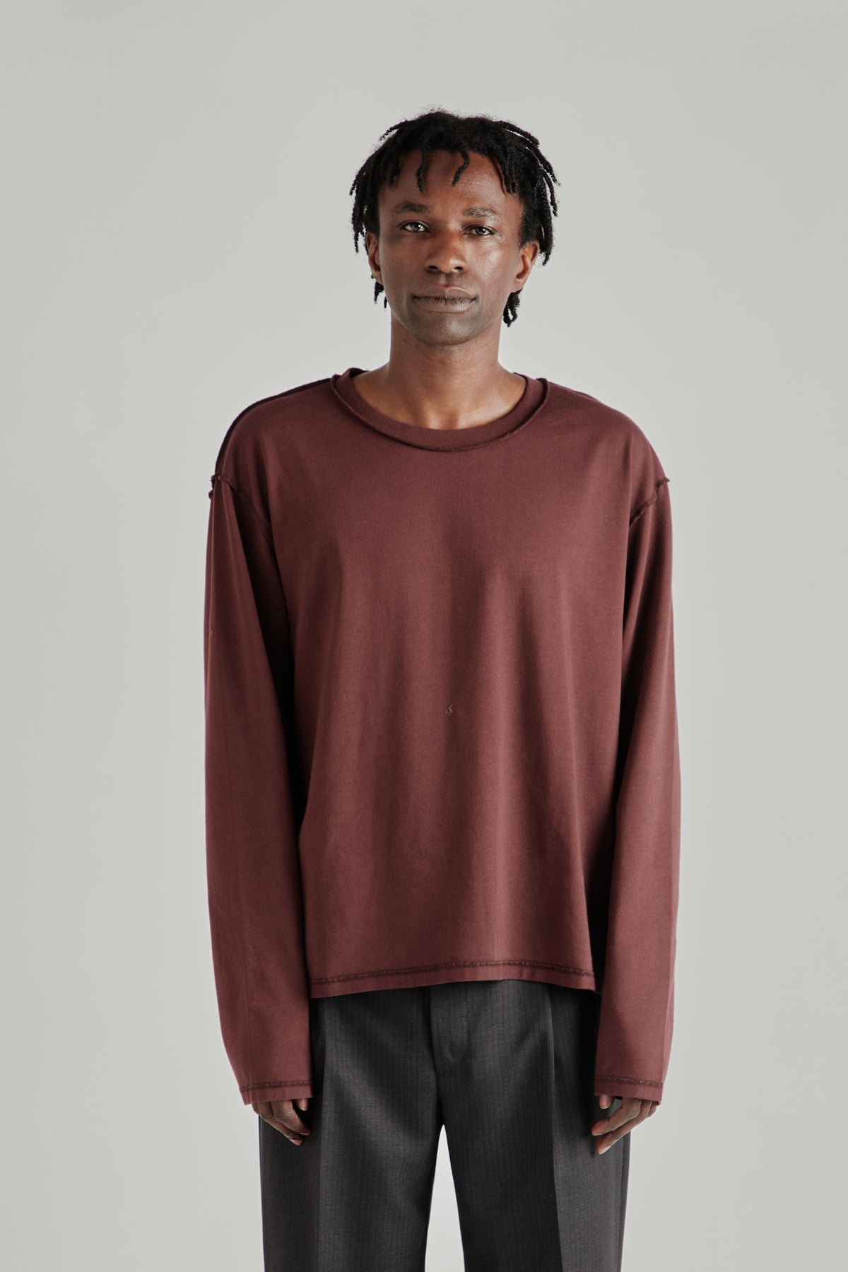 Reversed Longsleeve - Burgundy