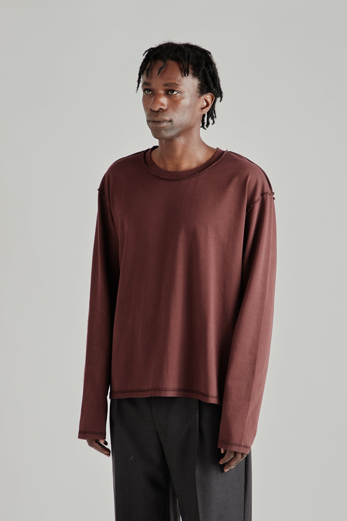 Reversed Longsleeve - Burgundy