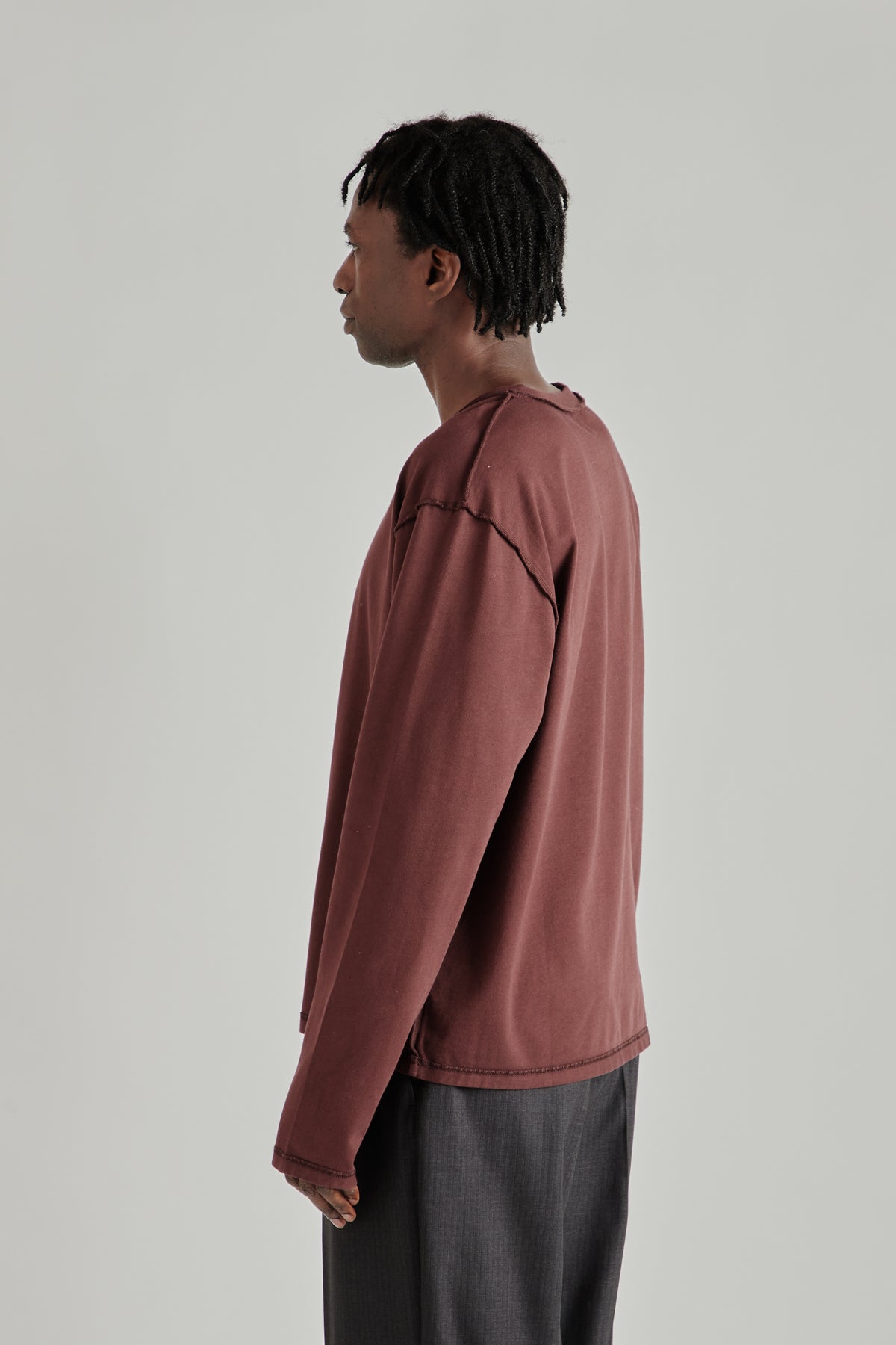 Reversed Longsleeve - Burgundy