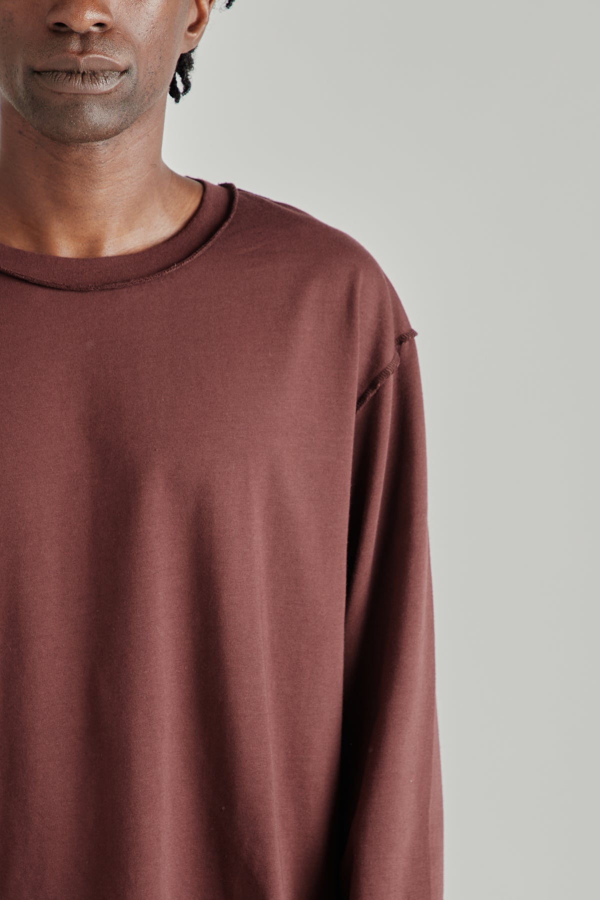 Reversed Longsleeve - Burgundy