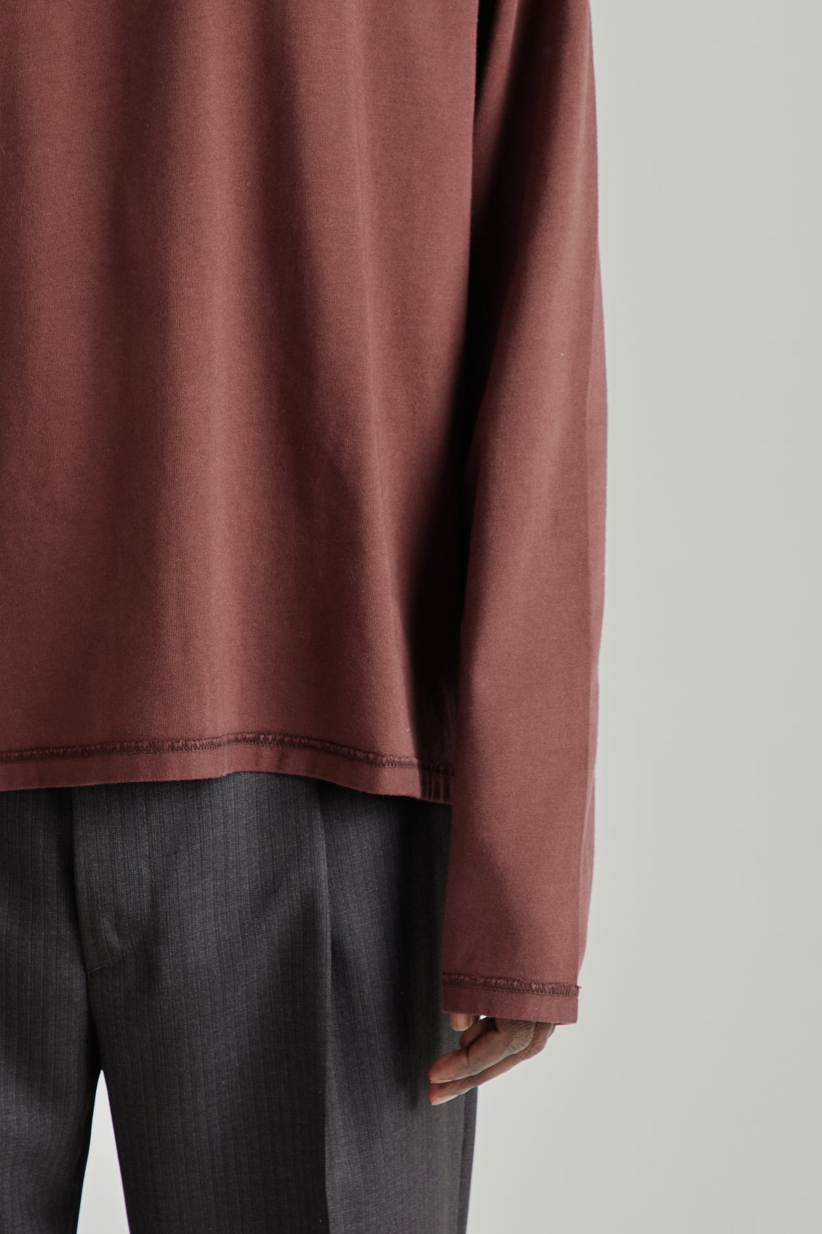 Reversed Longsleeve - Burgundy