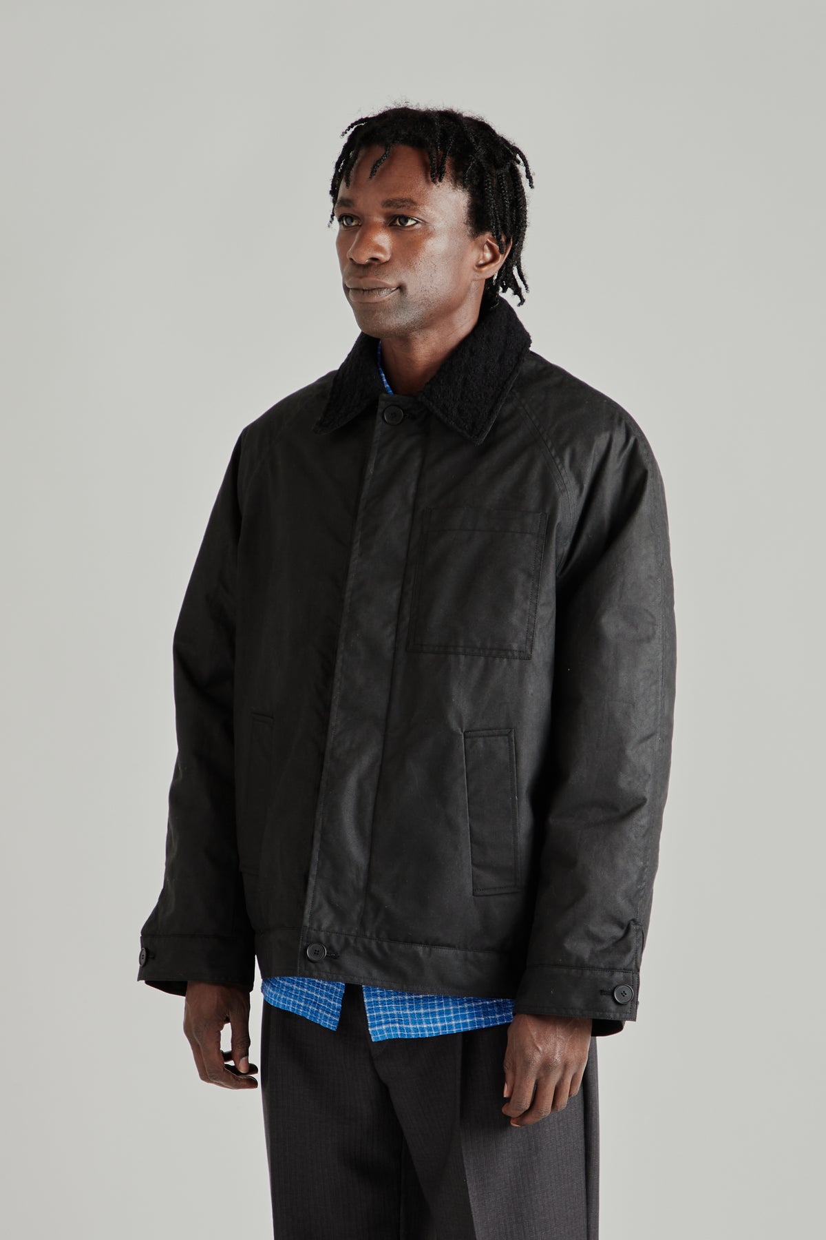 Waxed Jacket - Black