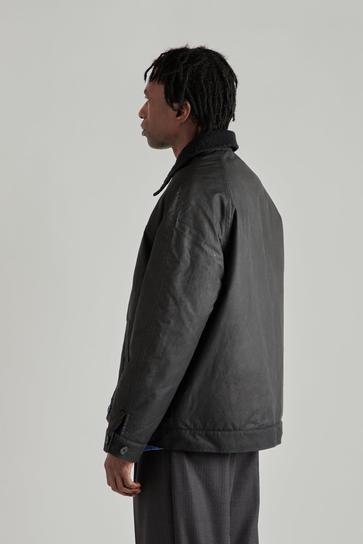 Waxed Jacket - Black