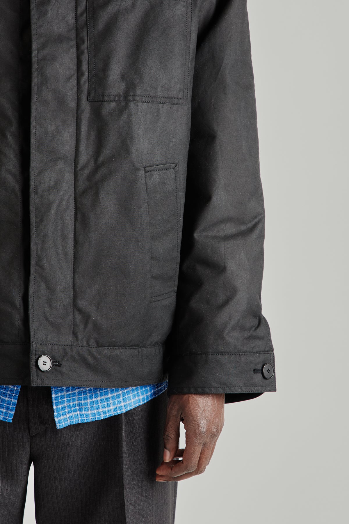 Waxed Jacket - Black