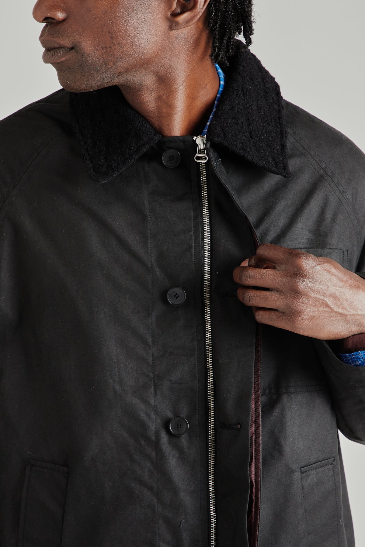 Waxed Jacket - Black