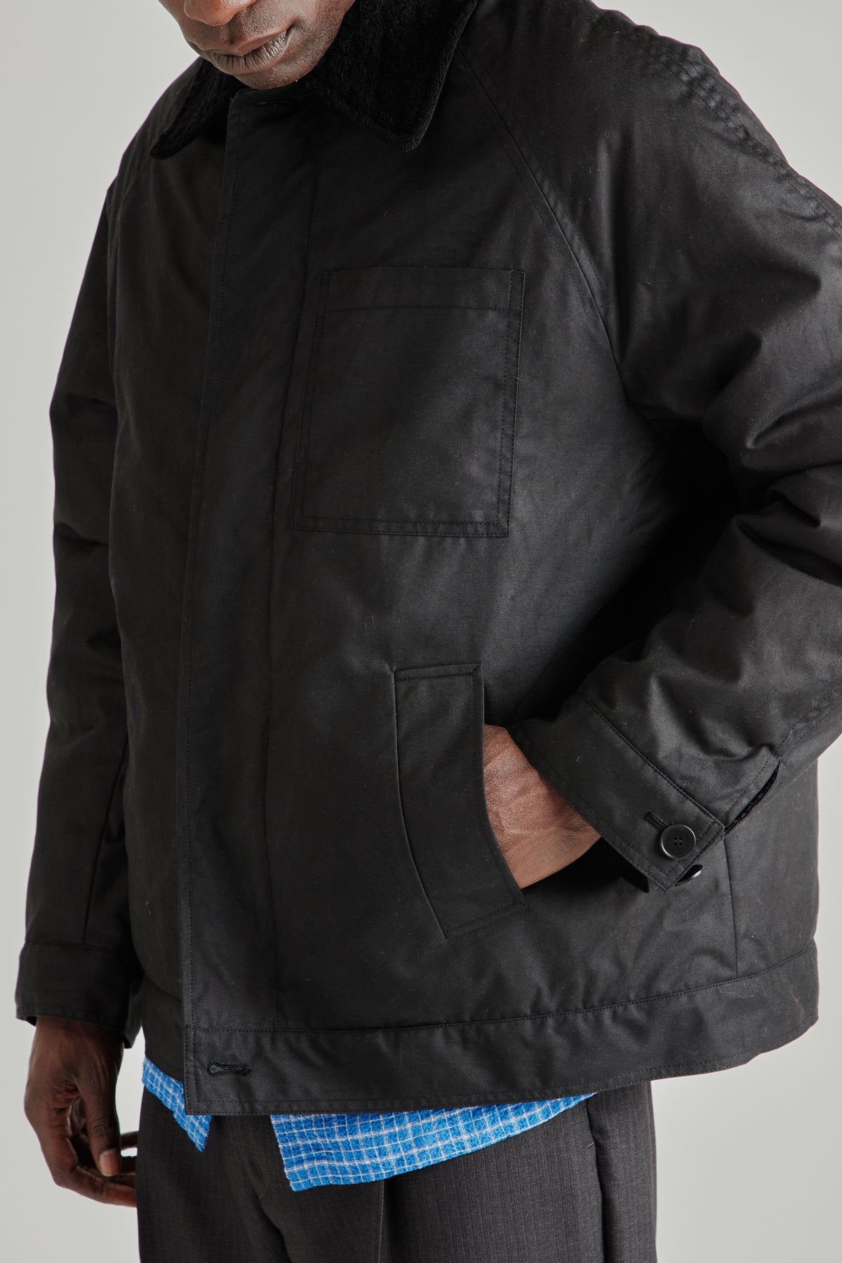 Waxed Jacket - Black