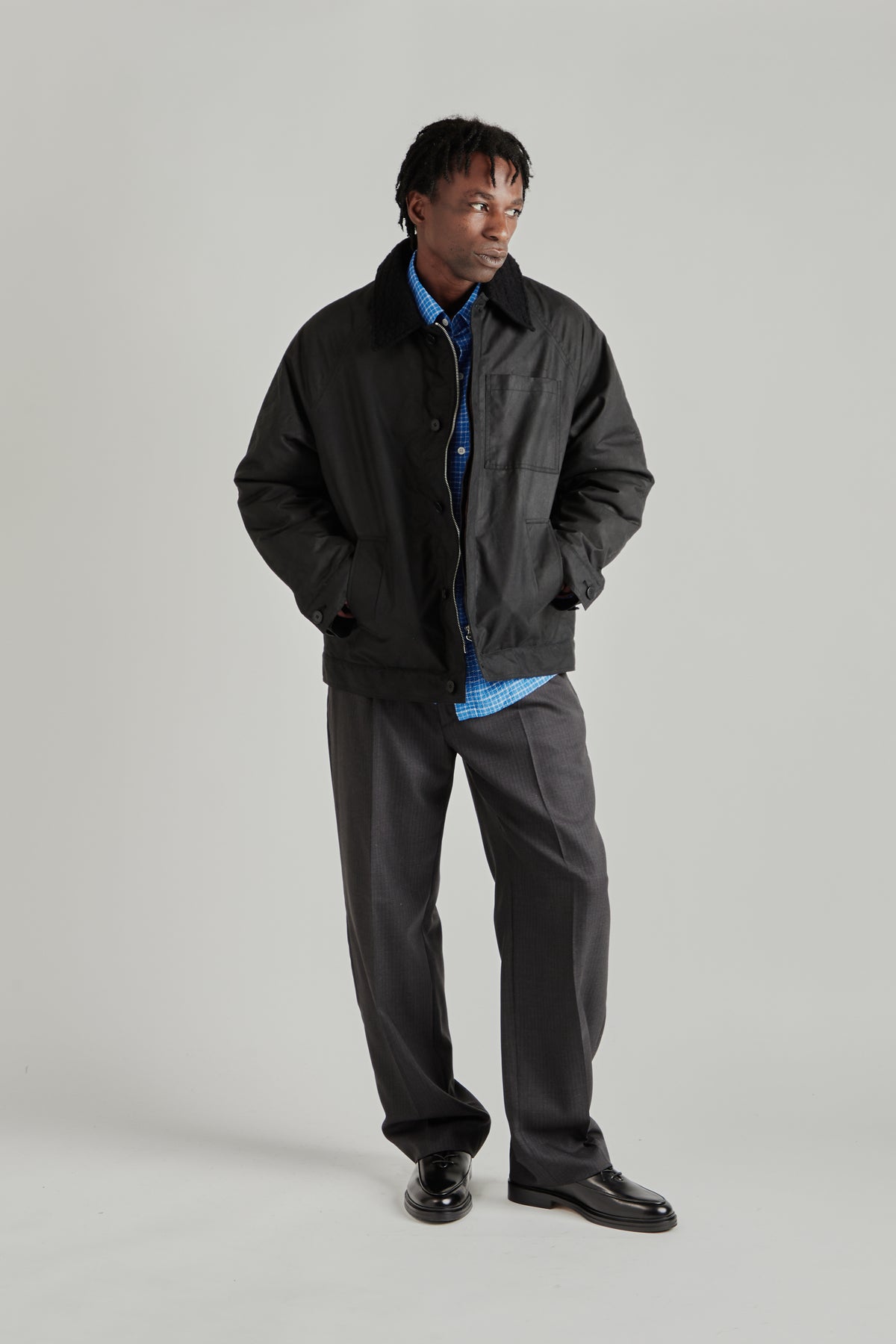 Waxed Jacket - Black