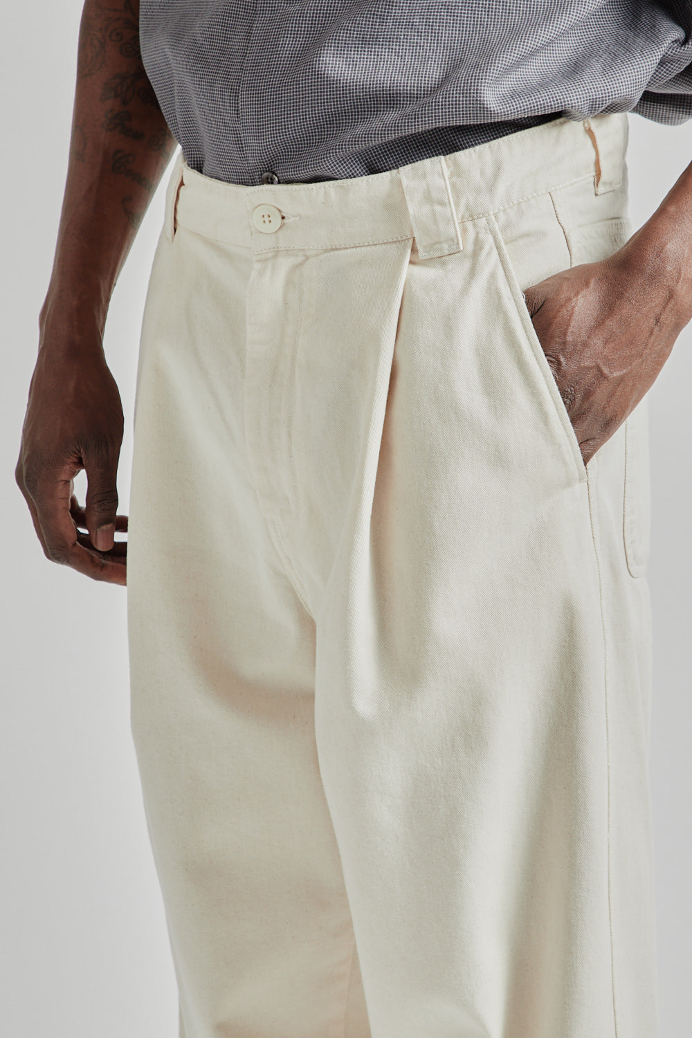 Fairly Normal SS25 Big Pants White 10