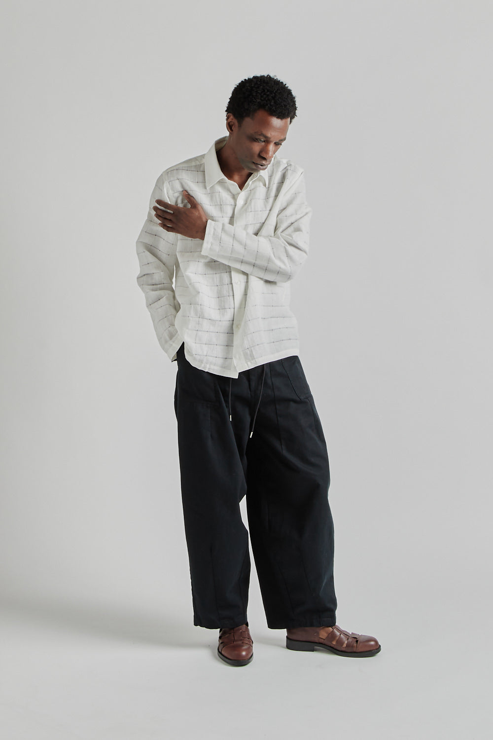Fairly Normal SS25 Box Shirt Ghostcel White 10