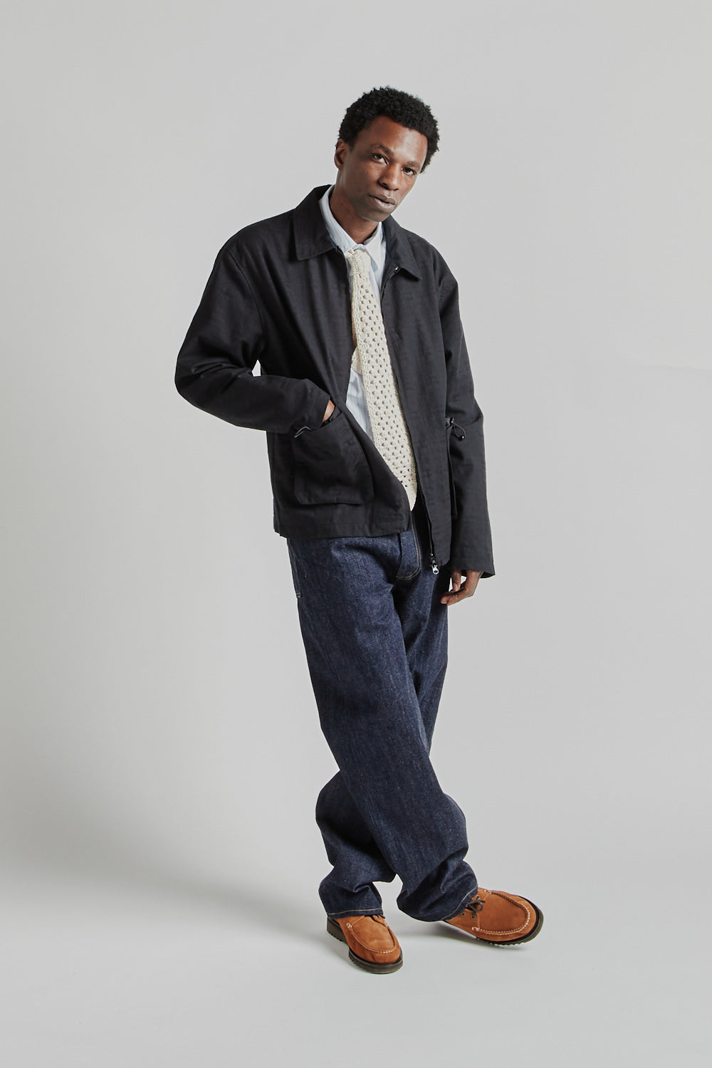 Fairly Normal Double Zip Jacket - Black | Wallace Mercantile Shop