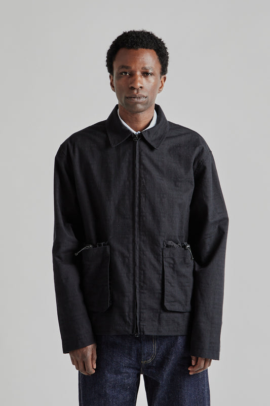 Fairly Normal SS25 Double Zip Jacket Black 2