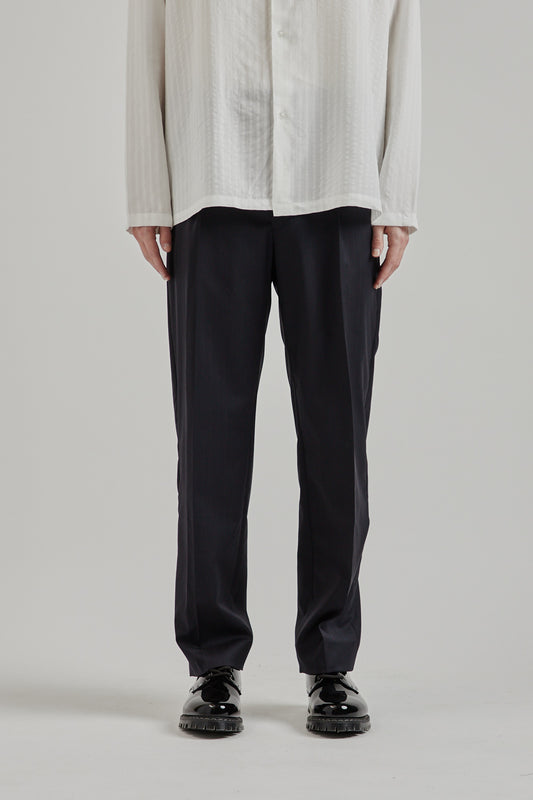 Fairly Normal SS25 Pleated Trousers Pinstripe 2