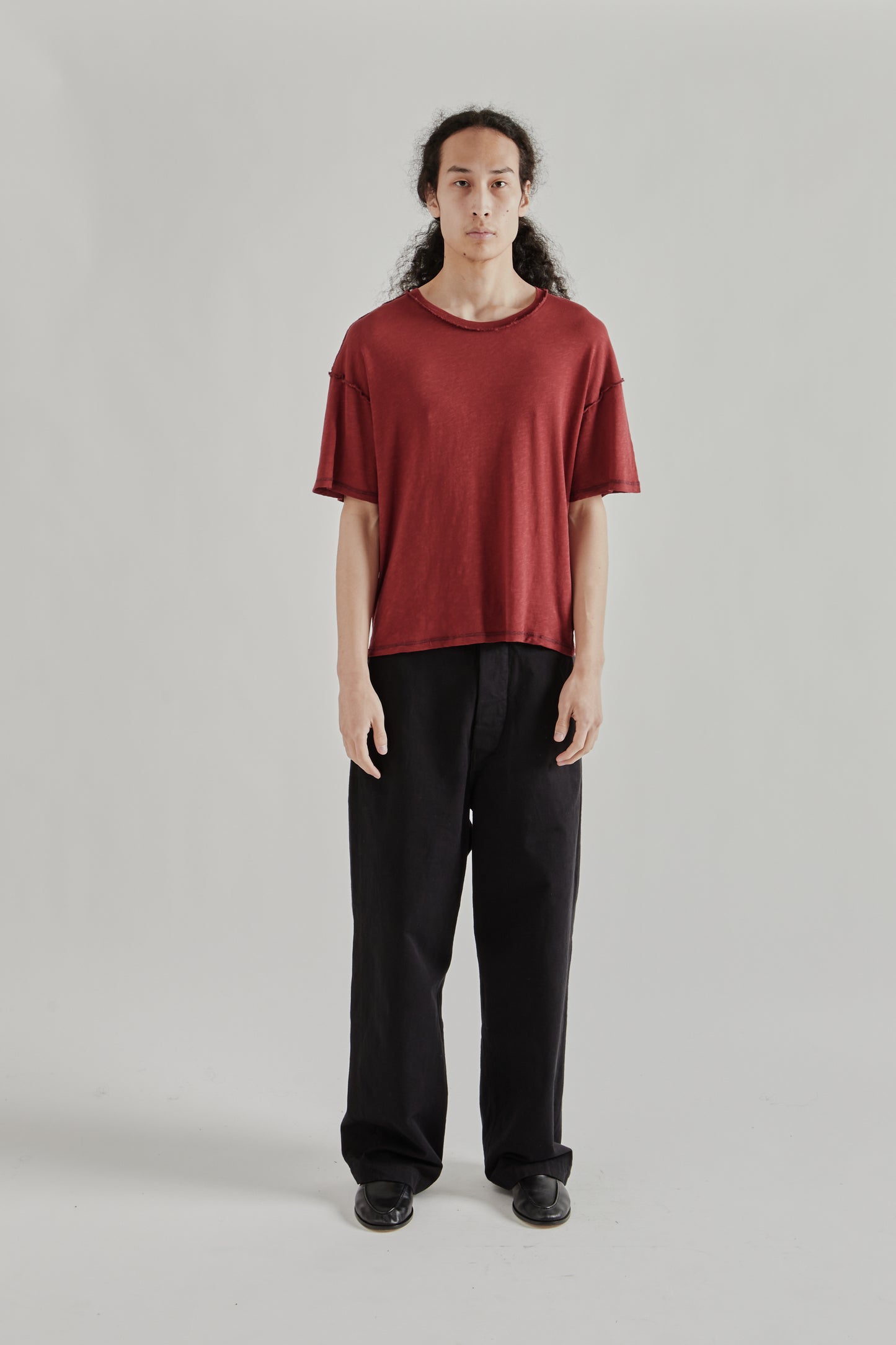 Fairly Normal SS26 Lightweight T-Shirt Red1396