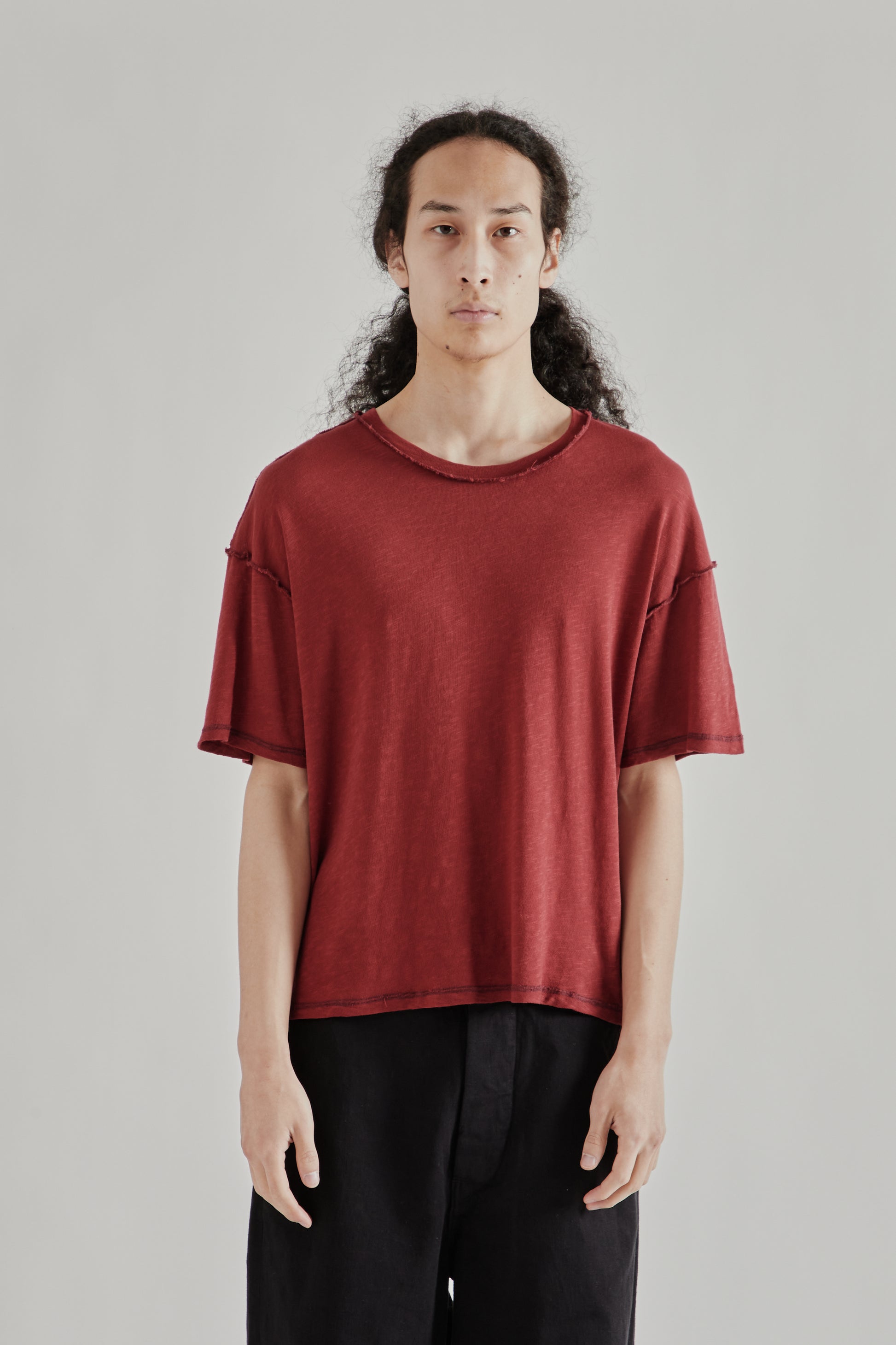 Fairly Normal SS26 Lightweight T-Shirt Red1399
