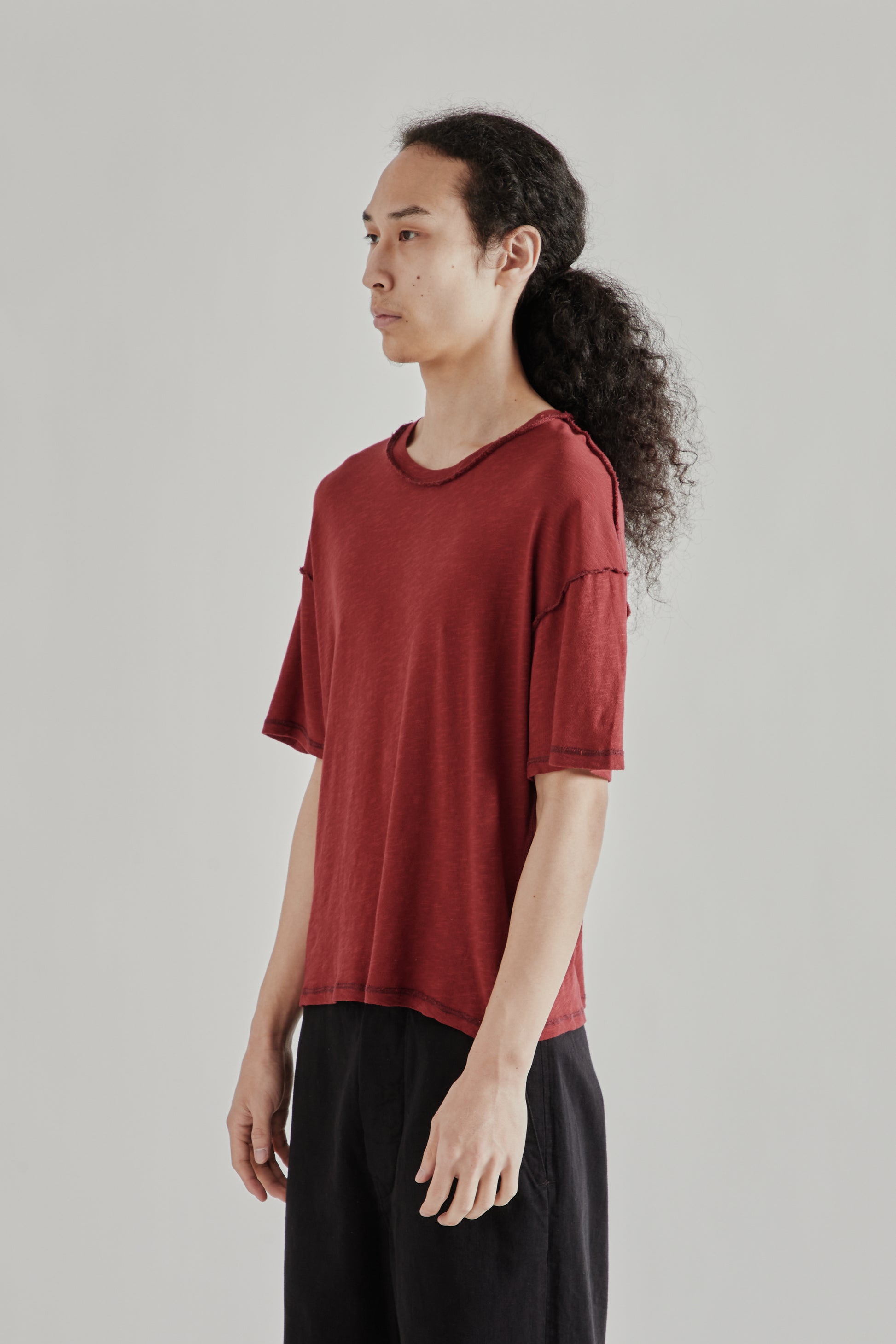 Fairly Normal SS26 Lightweight T-Shirt Red1401