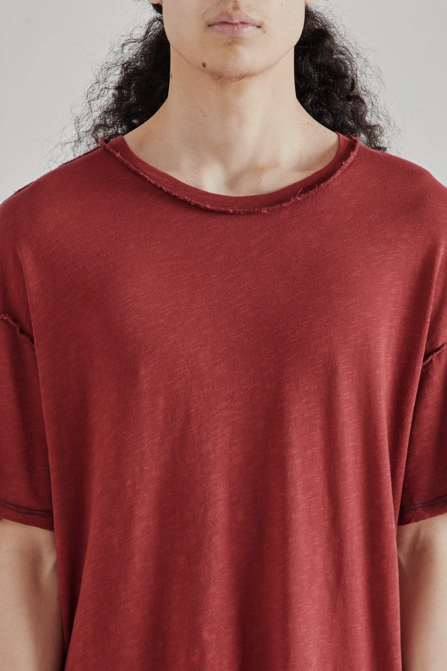 Fairly Normal SS26 Lightweight T-Shirt Red1409