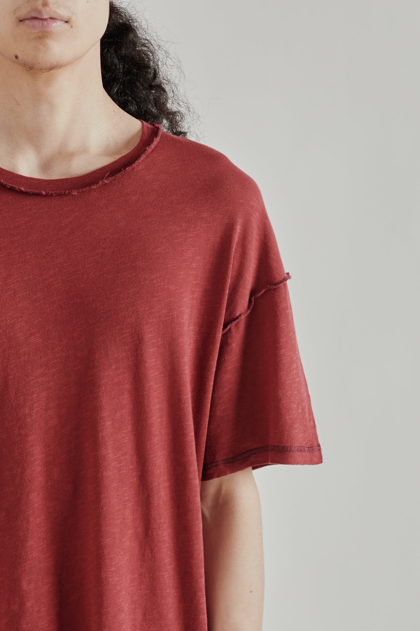 Fairly Normal SS26 Lightweight T-Shirt Red1410
