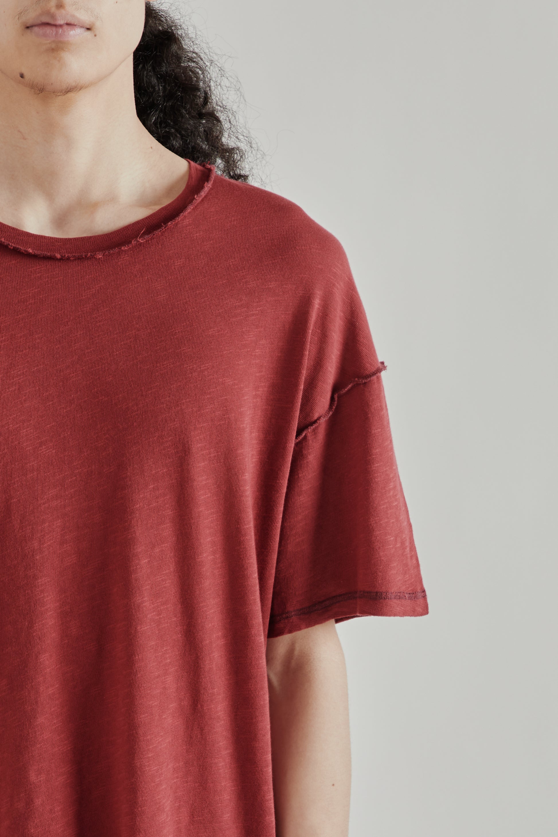 Fairly Normal SS26 Lightweight T-Shirt Red1410